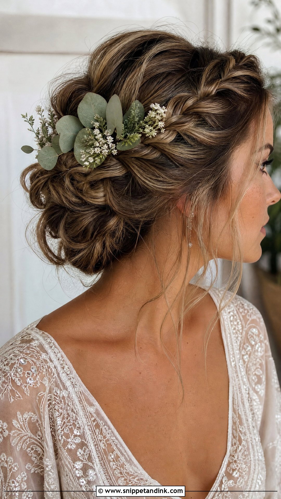 Boho Braided Updo - Snippet and Ink - 20 Hair Designs for Wedding Ideas