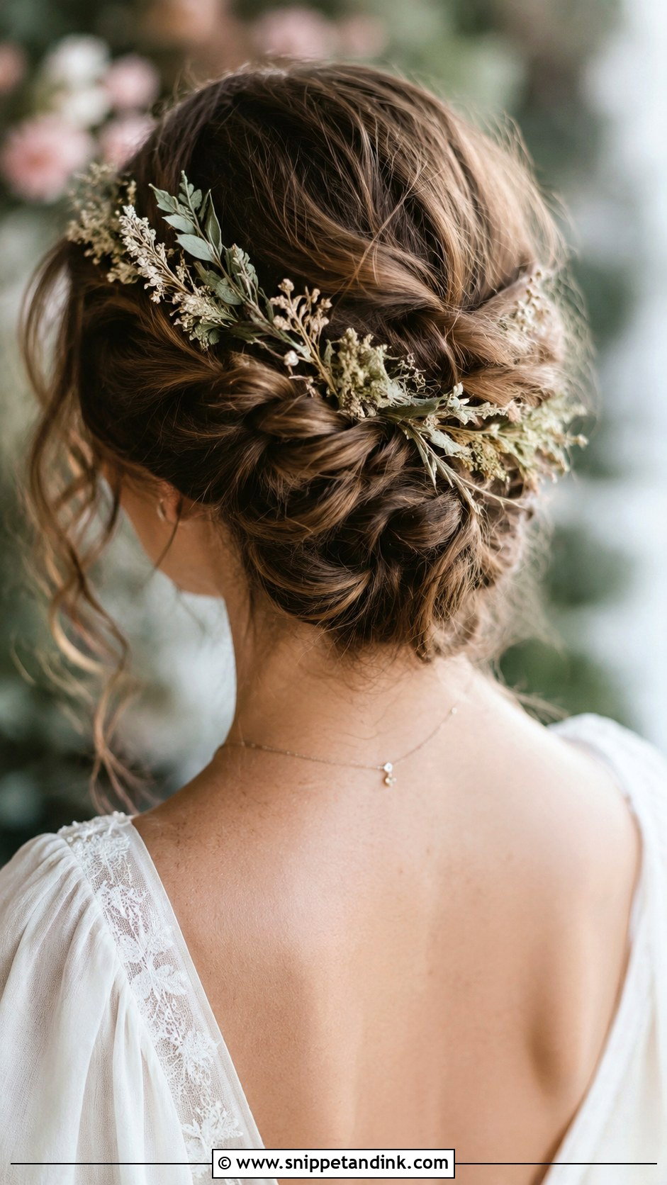 Boho Braided Updo Wedding Hairstyle - Snippet and Ink - 25 Best Wedding Hairstyles