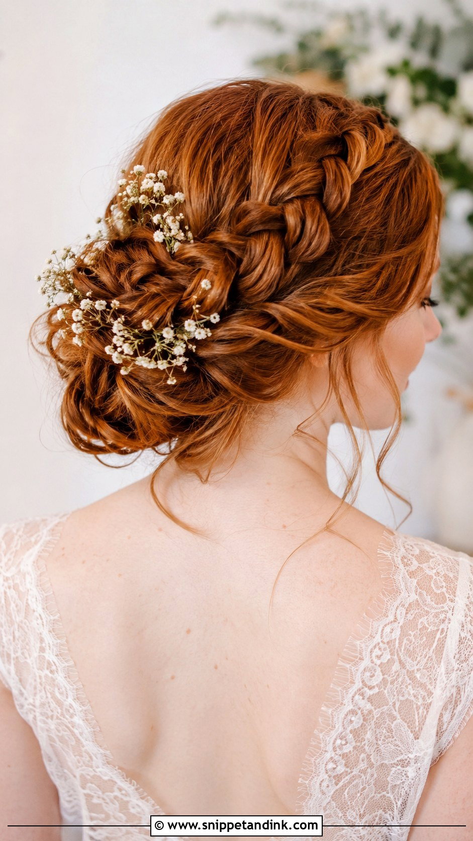 Boho Braided Updo for Bride - Snippet and Ink - 25 Wedding Hair for Bride Ideas