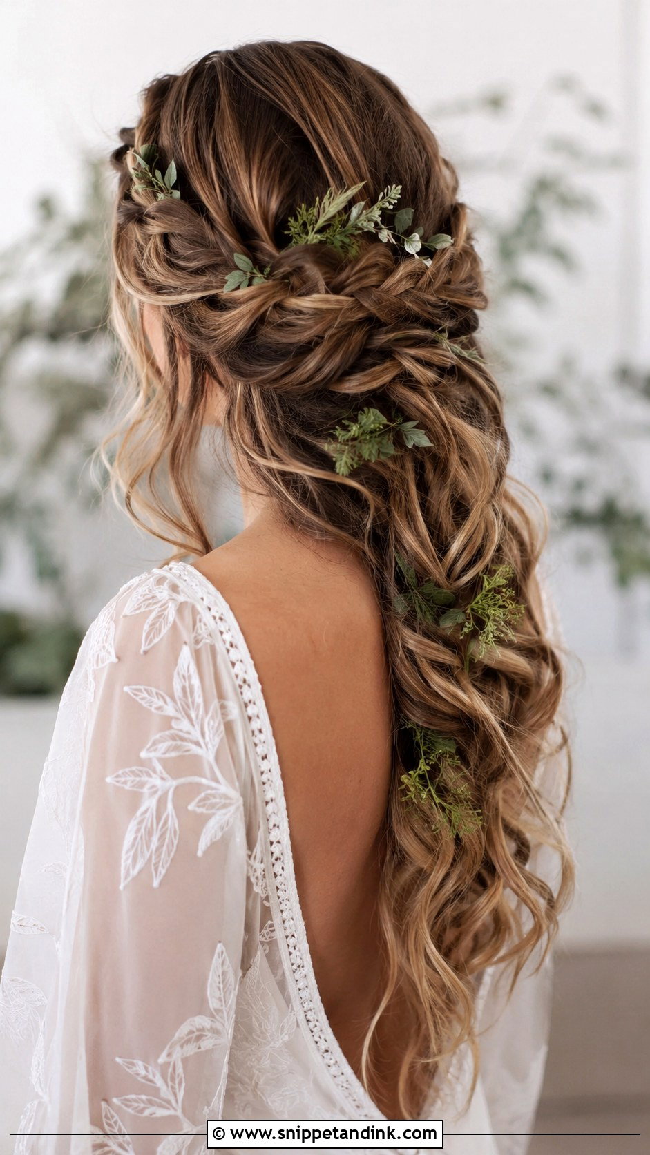 Boho Braided Wedding Hair - Snippet and Ink - 25 Wedding Hair Bride Ideas