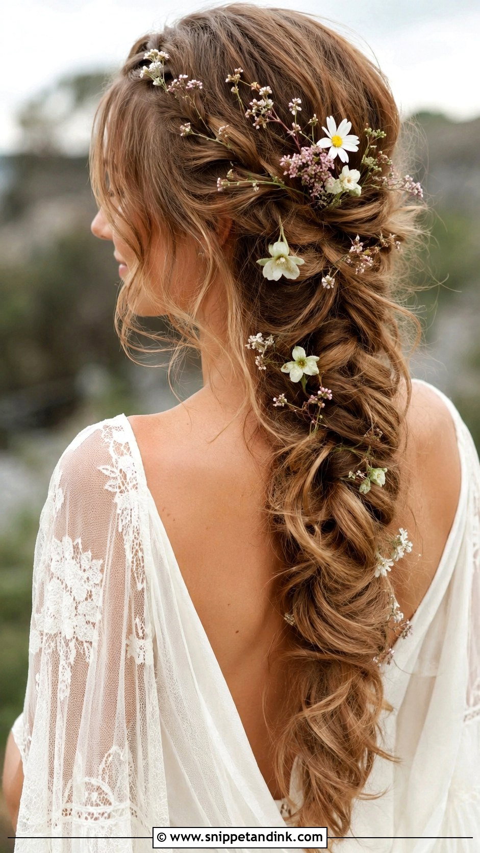 Boho Braided Wedding Hairstyle - Snippet and Ink - 20 Braids Hairstyles Wedding