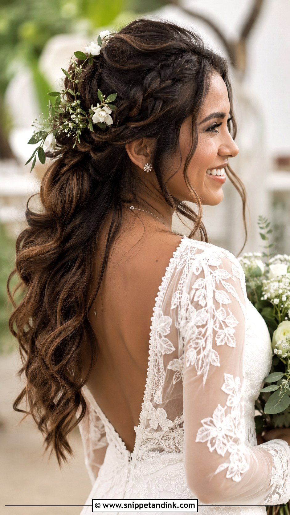 Boho Braided Wedding Hairstyle - Snippet and Ink - 20 Western Wedding Hairstyles