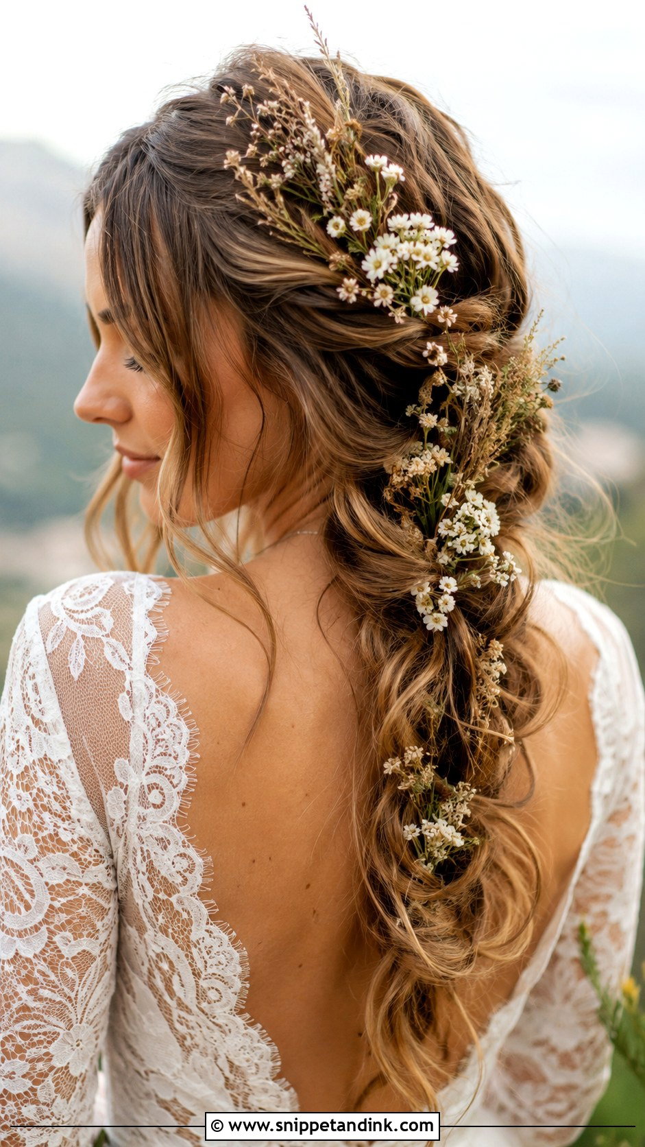Boho Braided Wedding Hairstyle - Snippet and Ink - 25 Braided Wedding Hairstyles