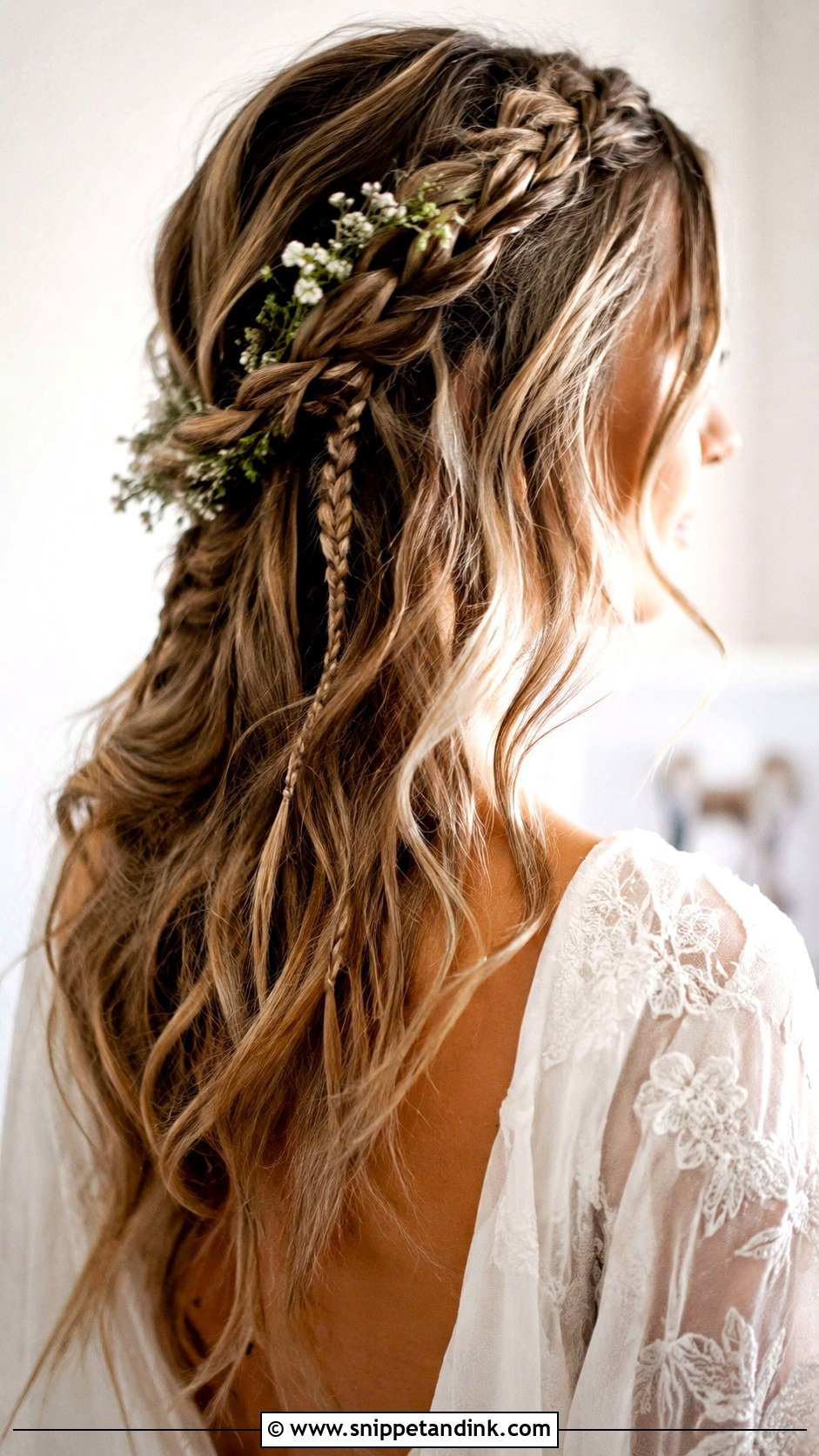Boho Braided Wedding Hairstyle - Snippet and Ink - 25 Cute Hairstyles for Wedding
