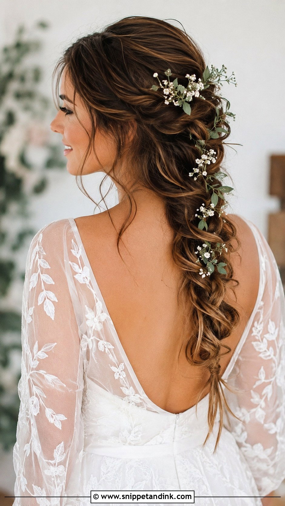 Boho Braided Wedding Hairstyle - Snippet and Ink - 25 Wedding Bridal Hair Ideas