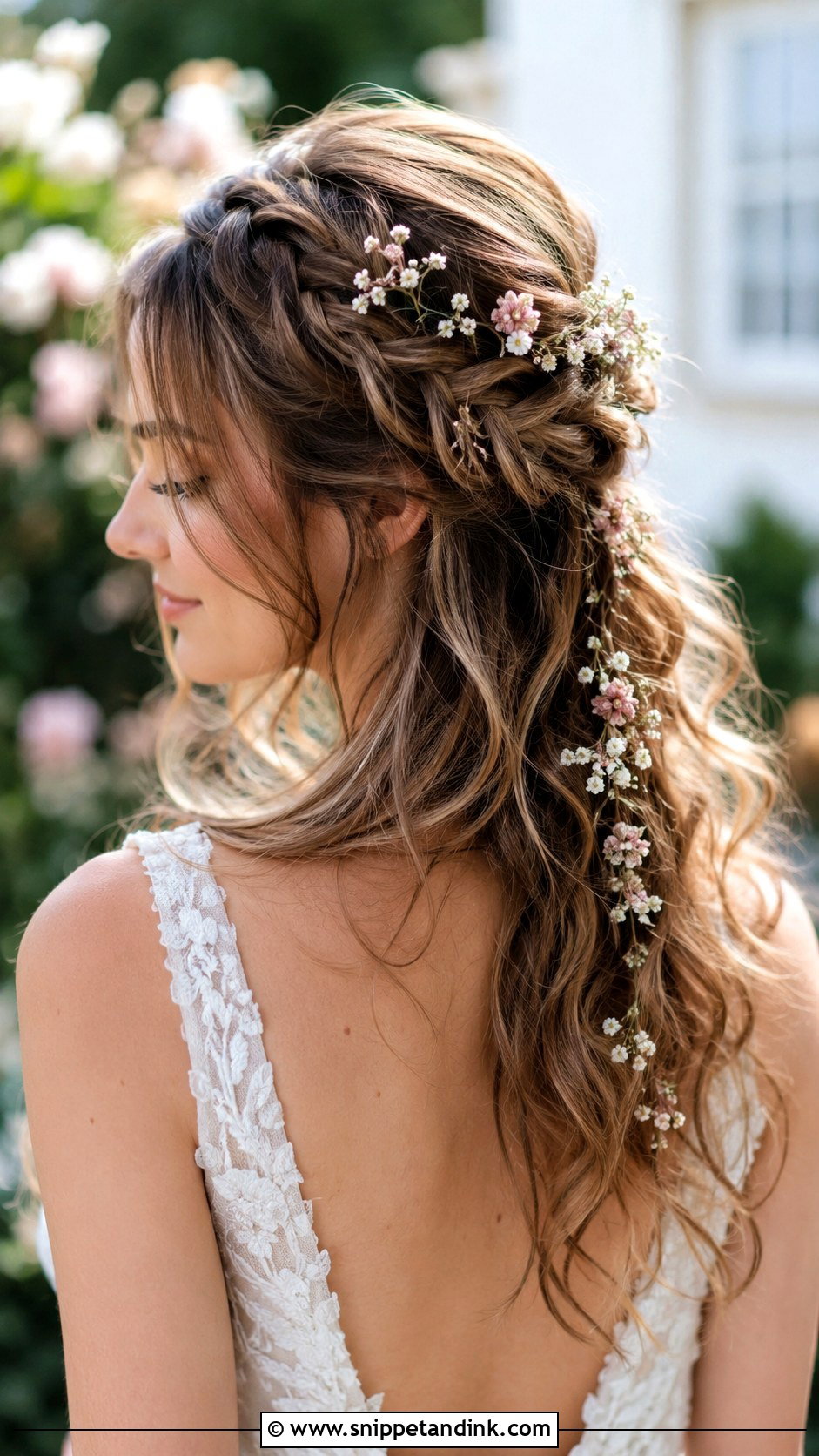 Boho Braided Wedding Hairstyle - Snippet and Ink - 30 Wedding Hairstyles 2025