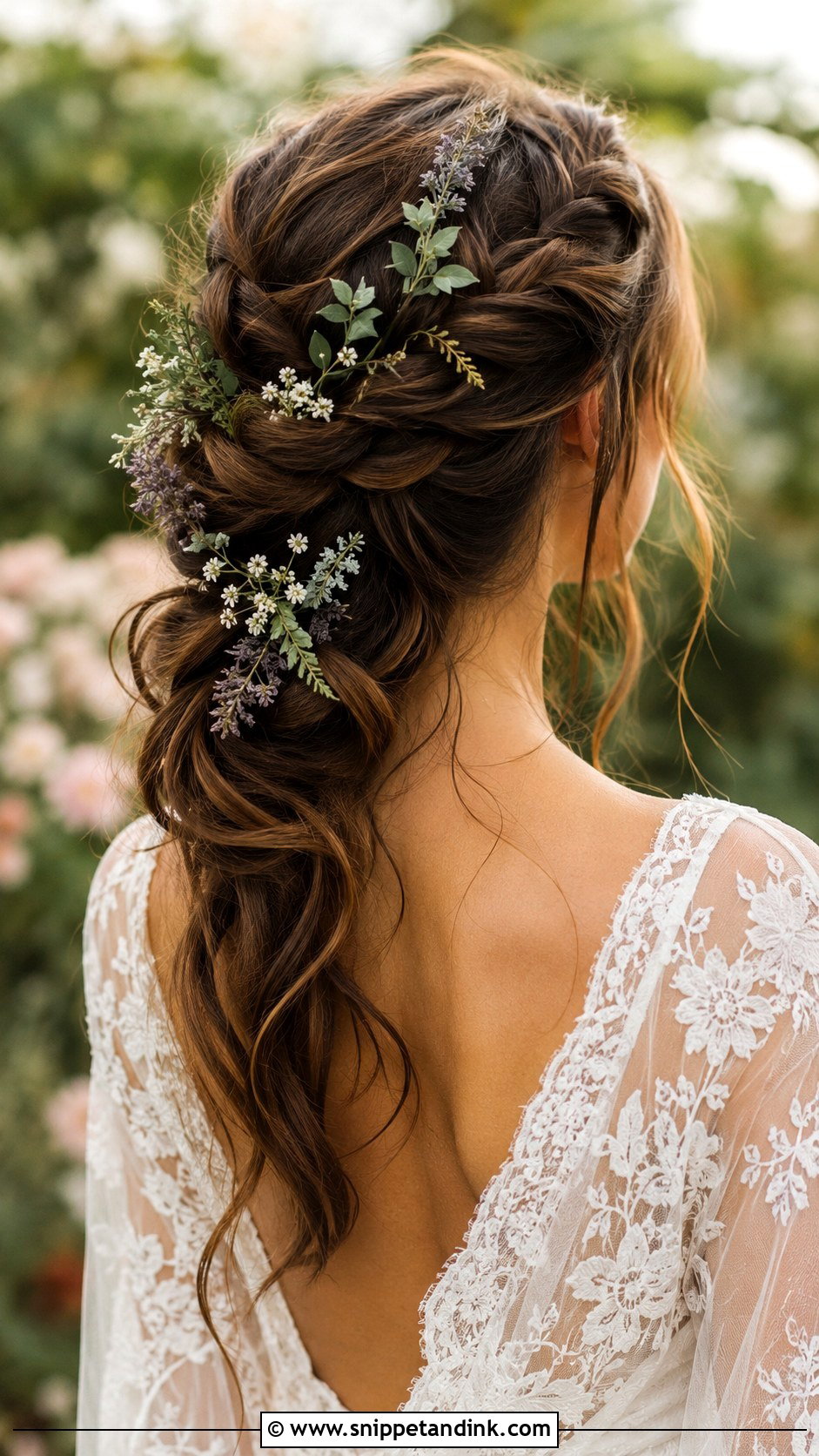 Boho Braided Wedding Hairstyle - Snippet and Ink - 30 Wedding Hairstyles for Bride