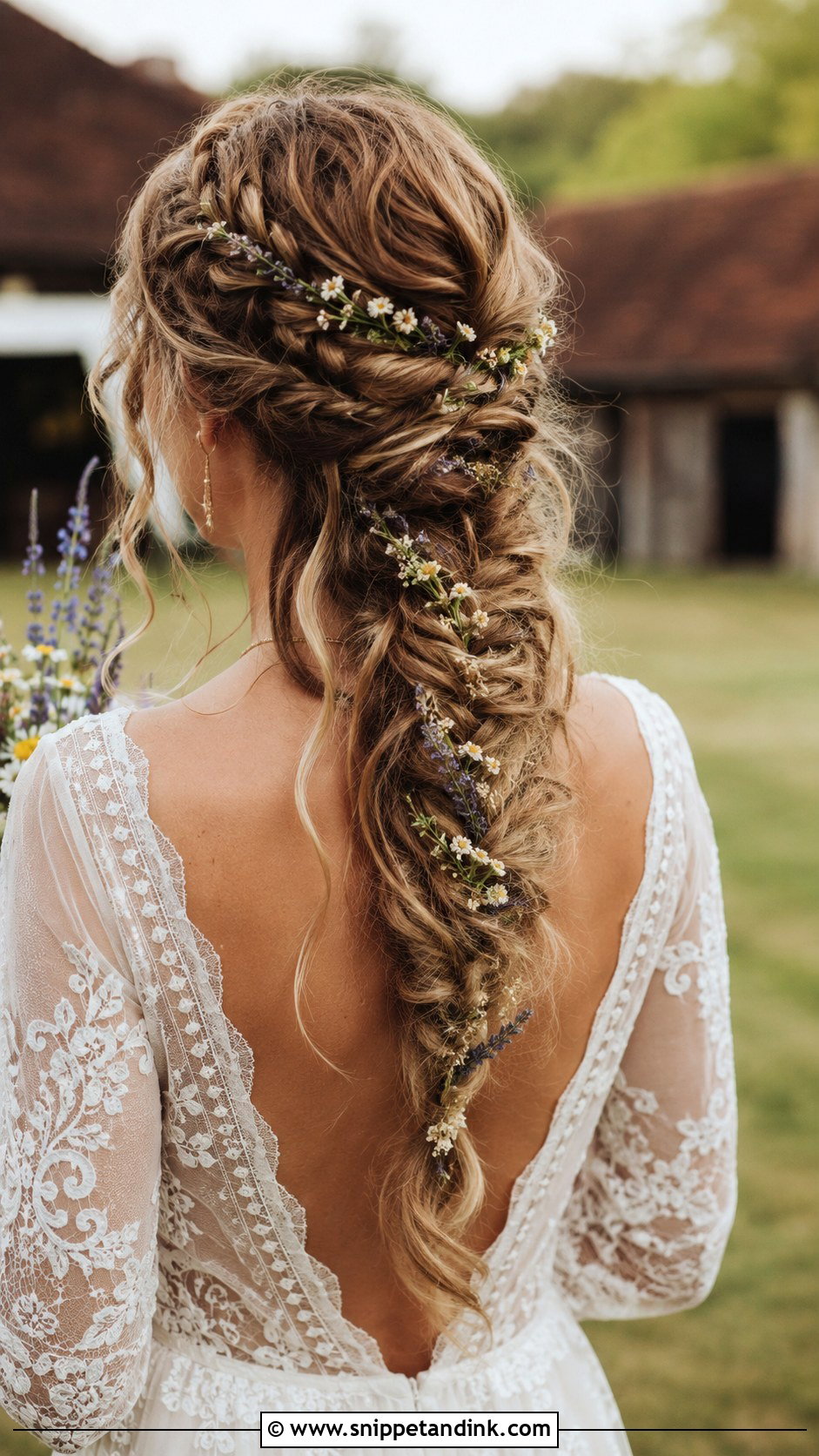 Boho Braided Wedding Hairstyle - Snippet and Ink - 35 Bride Hairstyles