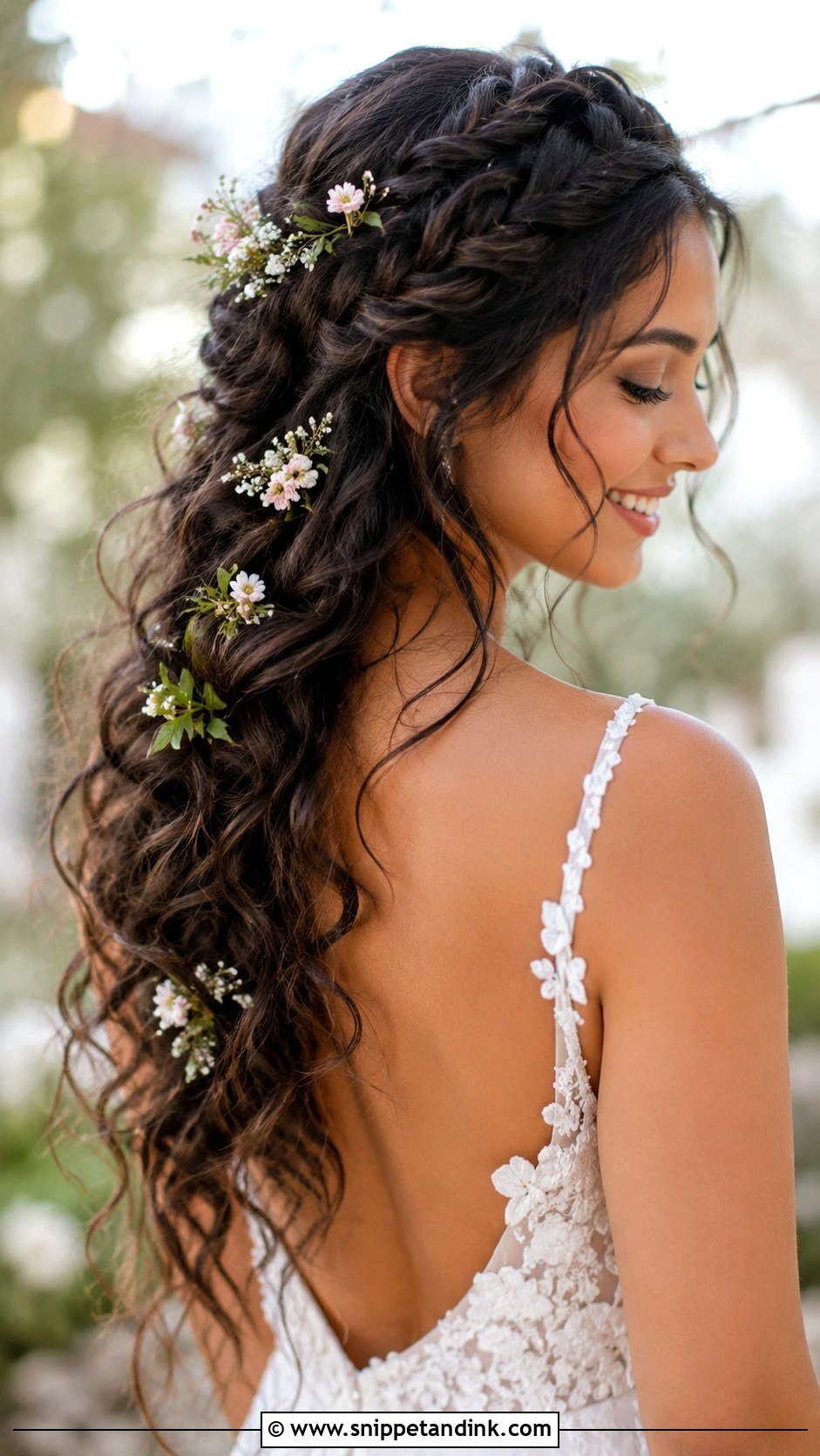 Boho Braided Wedding Hairstyle - Snippet and Ink - 35 Hair Styles for Wedding