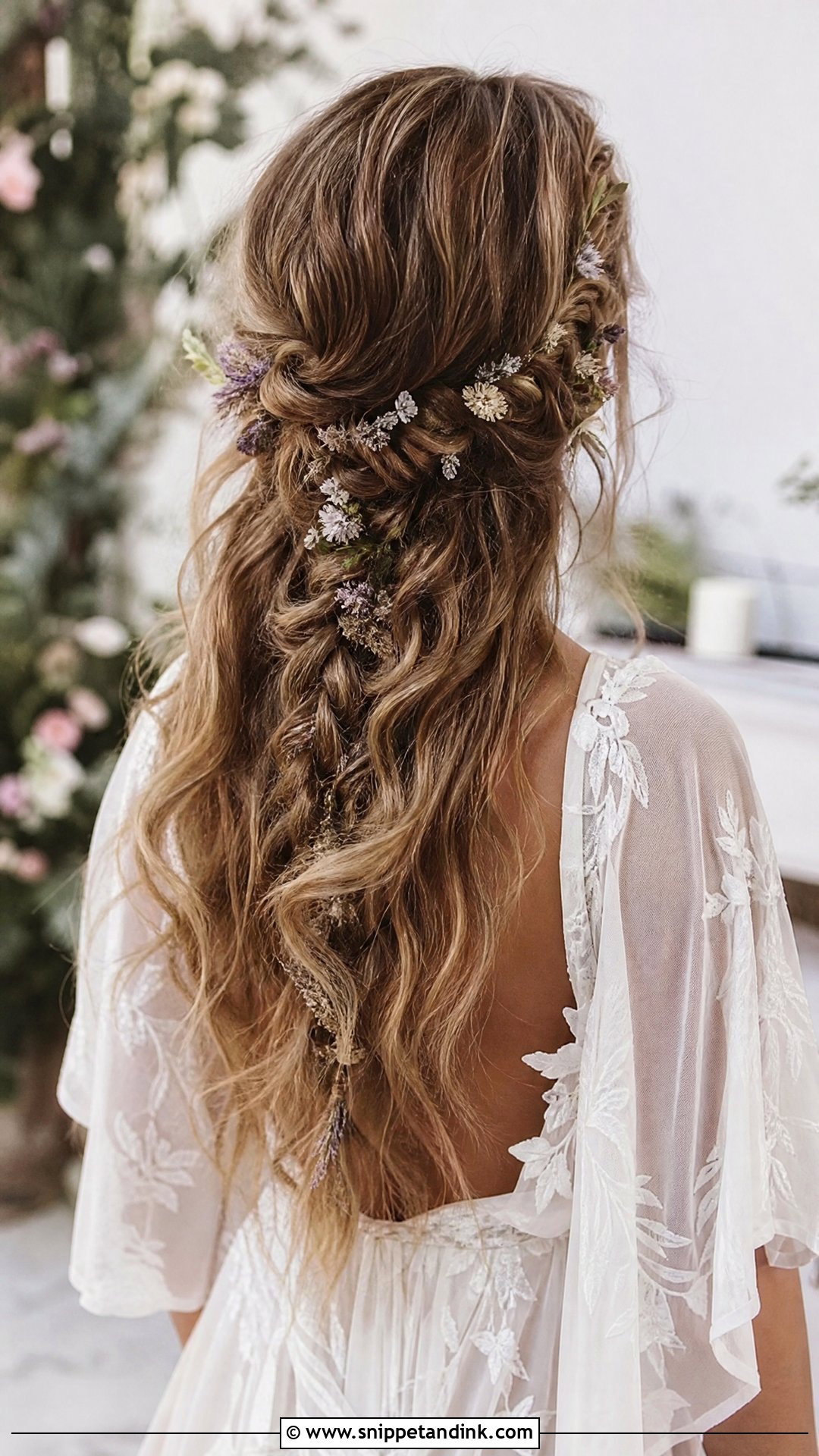 Boho Braided Wedding Hairstyle - Snippet and Ink - 20 Hairstyles on Wedding