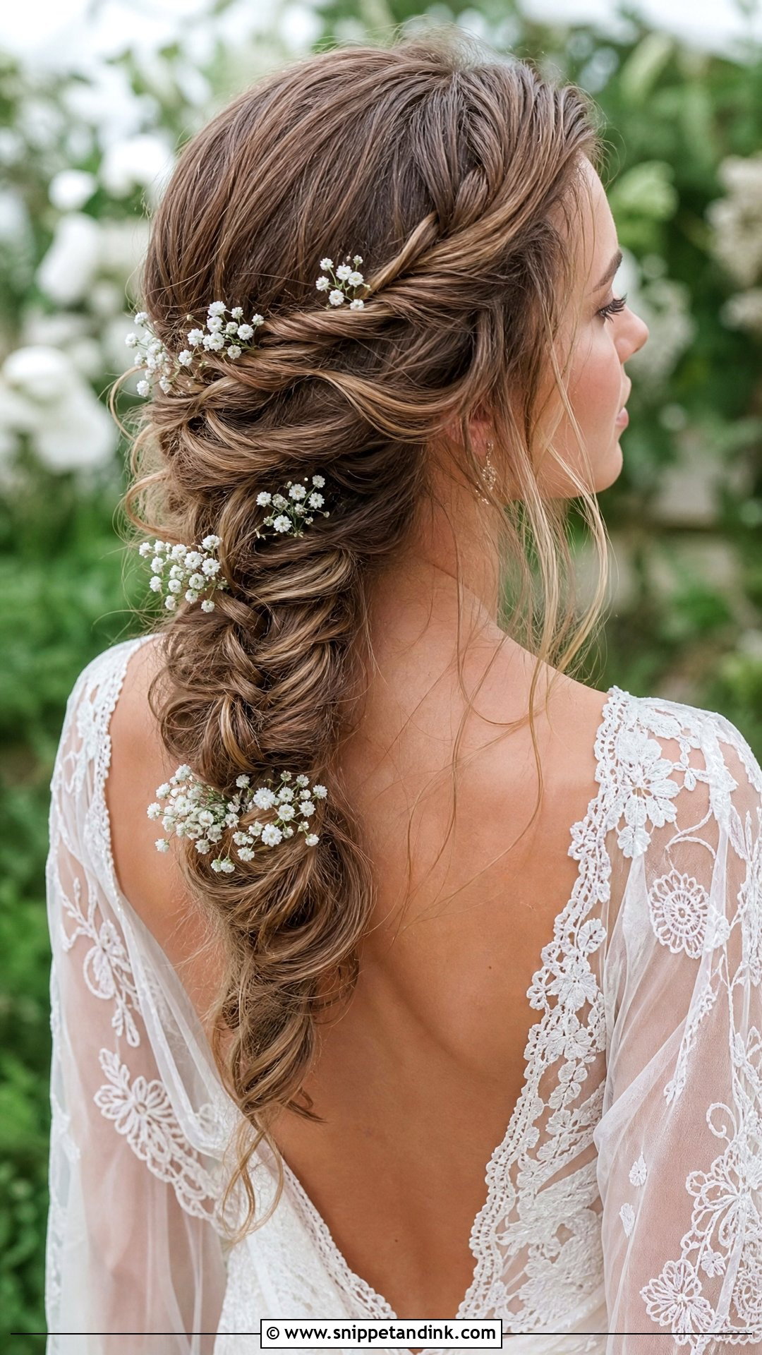Boho Braided Wedding Hairstyle - Snippet and Ink - 20 Style Hair for Wedding Ideas