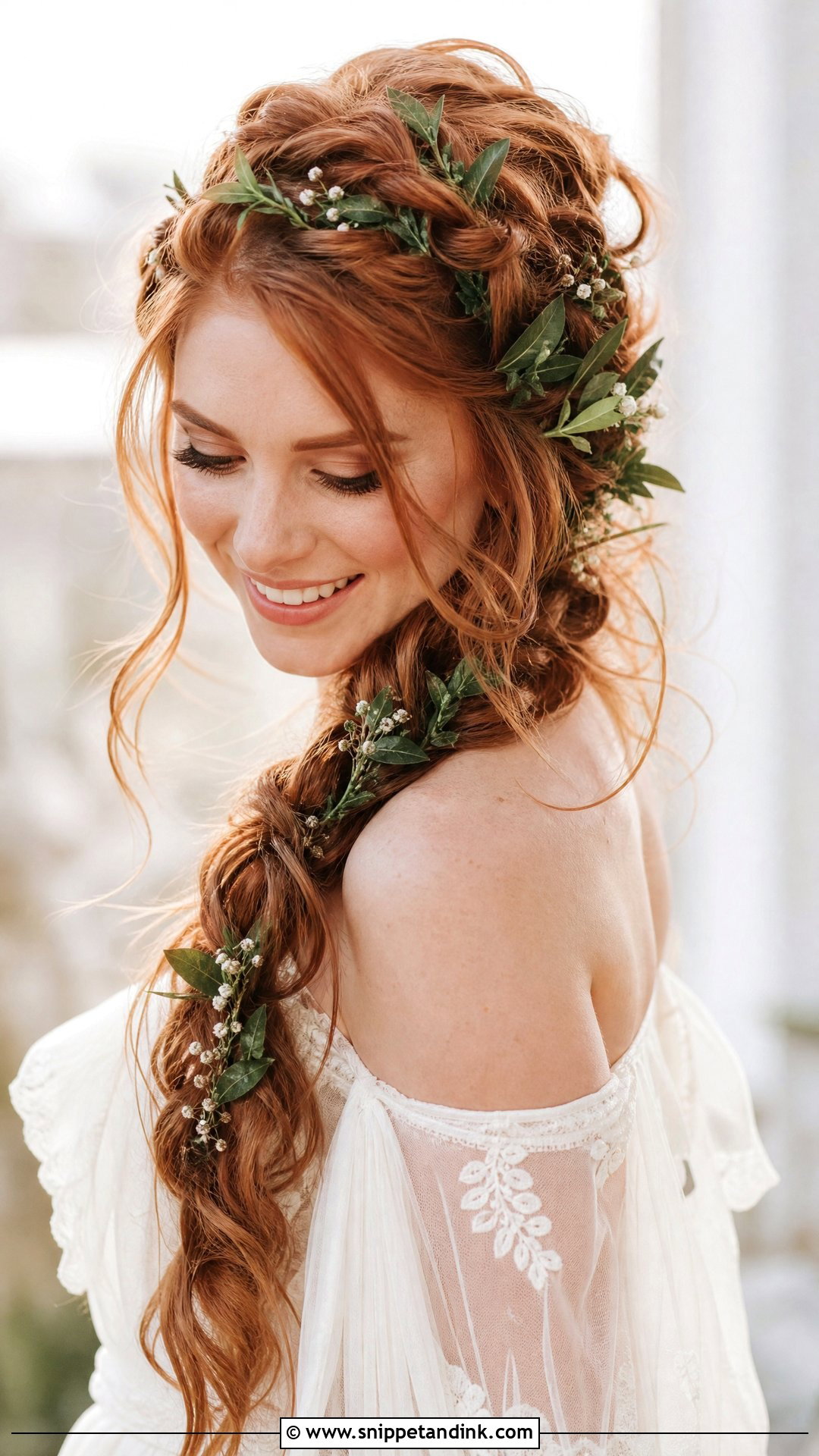 Boho Braided Wedding Hairstyle - Snippet and Ink - 20 Unique Wedding Hairstyles