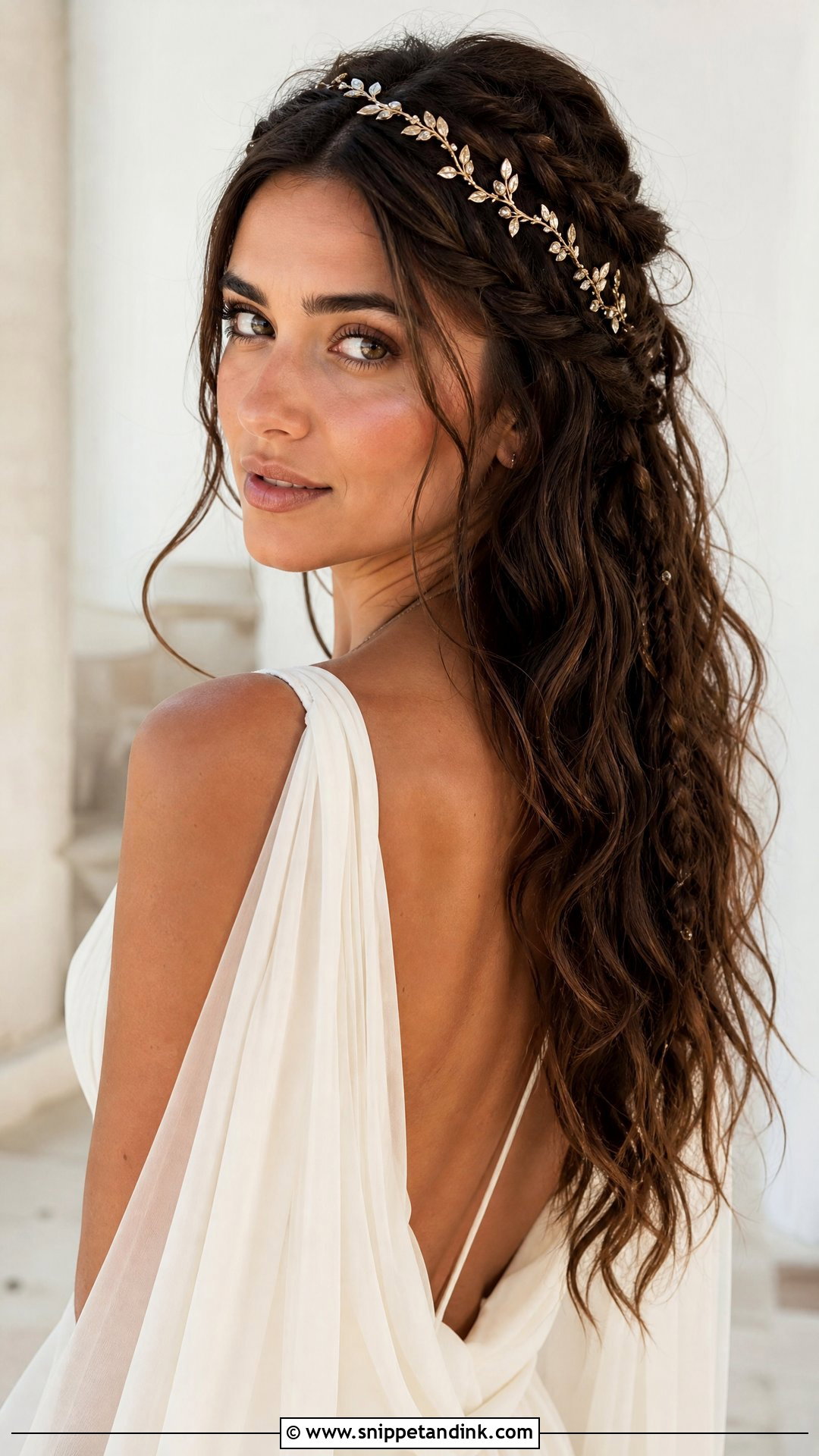 Boho Braided Wedding Hairstyle For Long Hair - Snippet and Ink - 15 Braided Wedding Style Ideas Hairstyles for Long Hair