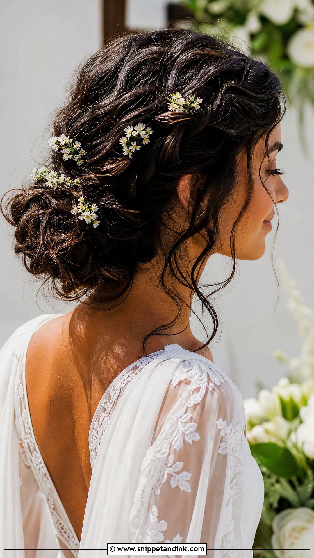 Boho Braided Wedding Updo - Snippet and Ink - 20 Wedding Updo Hairstyles with Braid