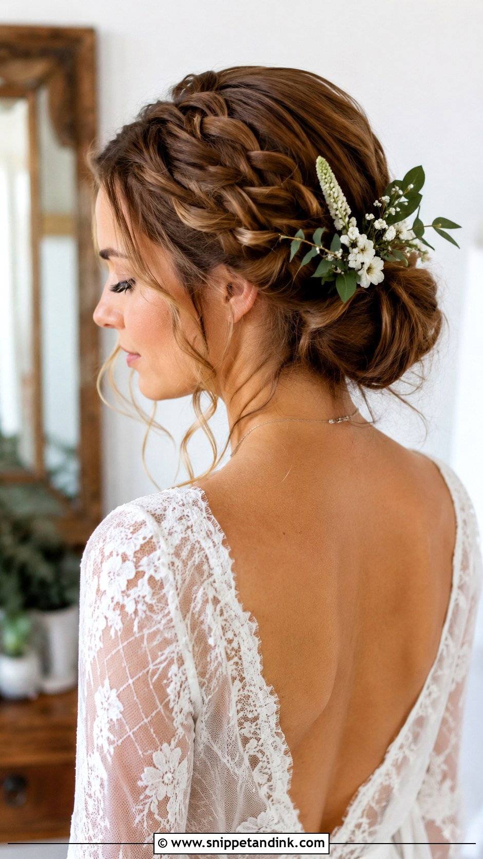 Boho Braided Wedding Updo - Snippet and Ink - 25 Wedding Hairdos