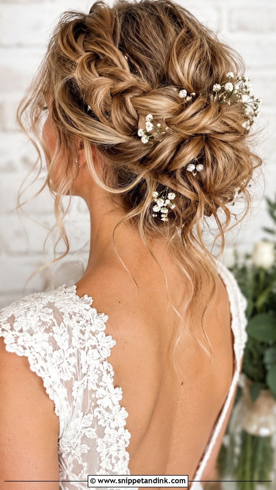 Boho Braided Wedding Updo For Long Hair - Snippet and Ink - 15 Up Do for Long Hair Wedding Ideas