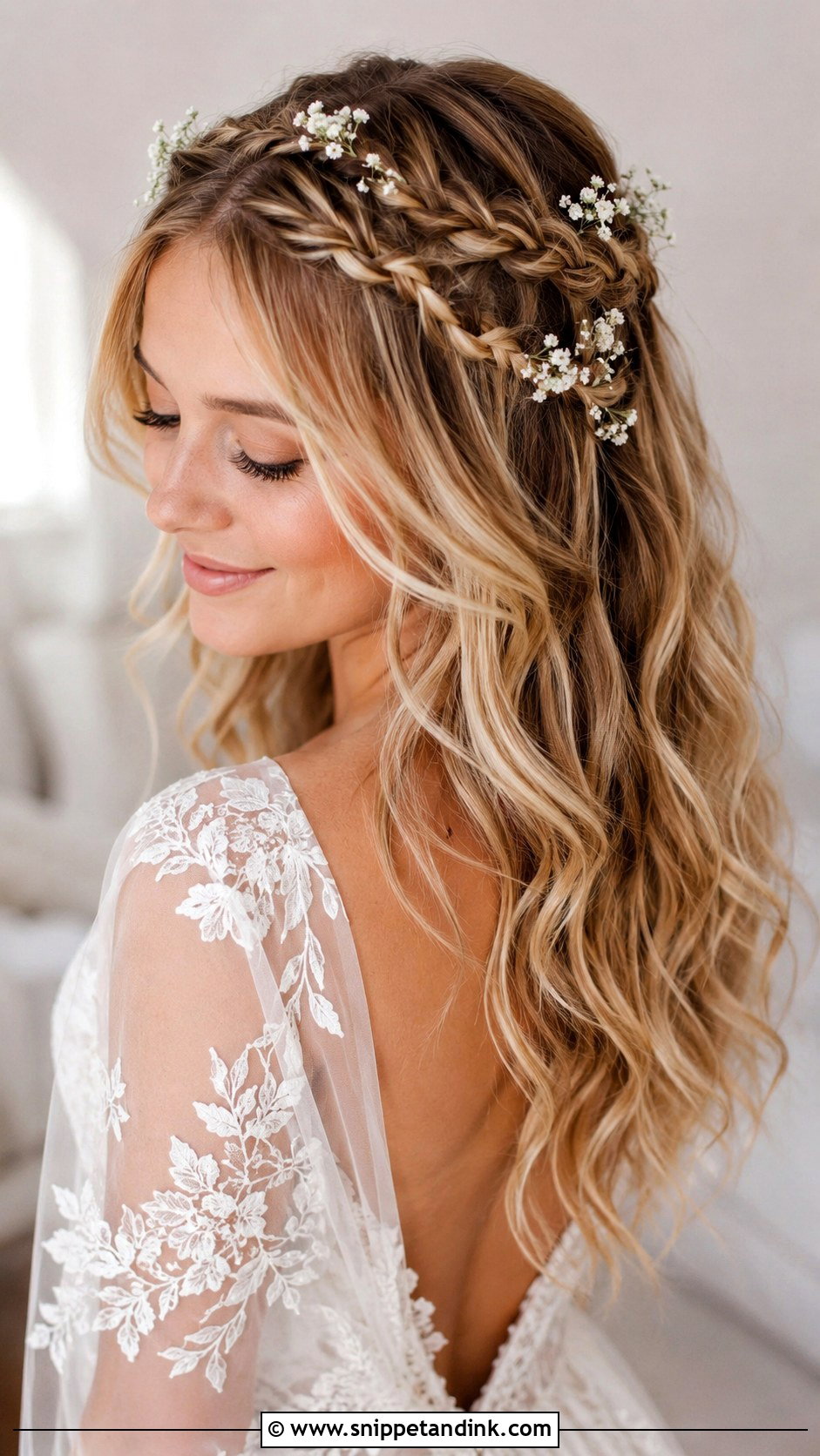 Boho Braided Wig - Snippet and Ink - 20 Wedding Wig Hairstyles
