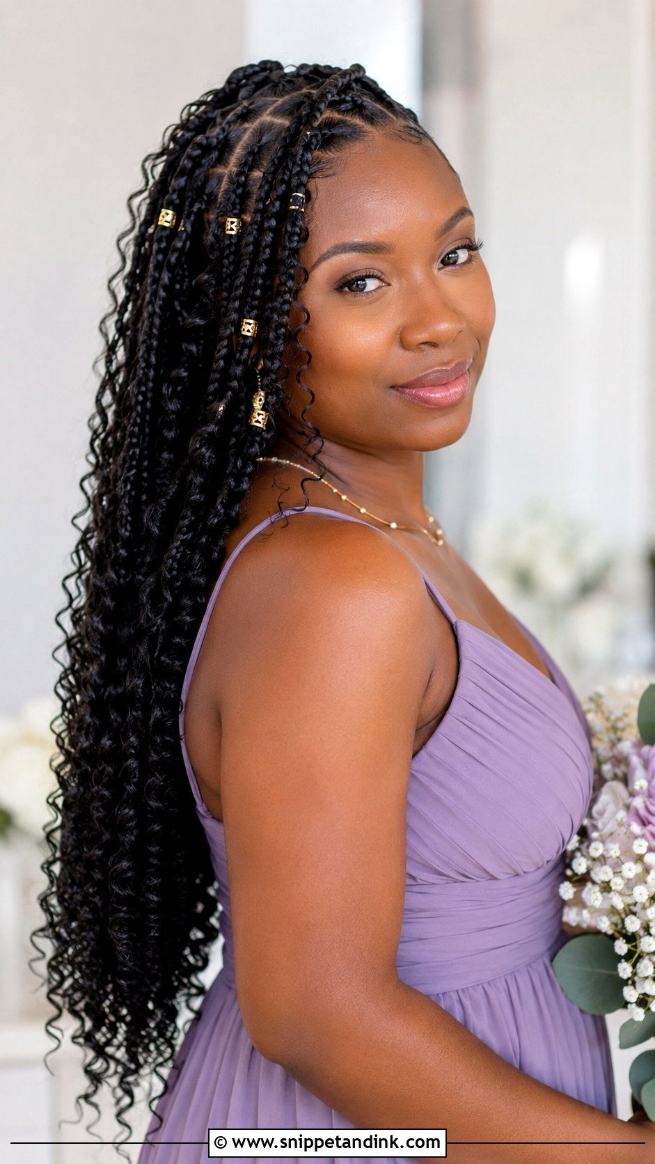Boho Braids For Black Bridesmaid - Snippet and Ink - 20 Bridesmaid Hairstyles Black Hair