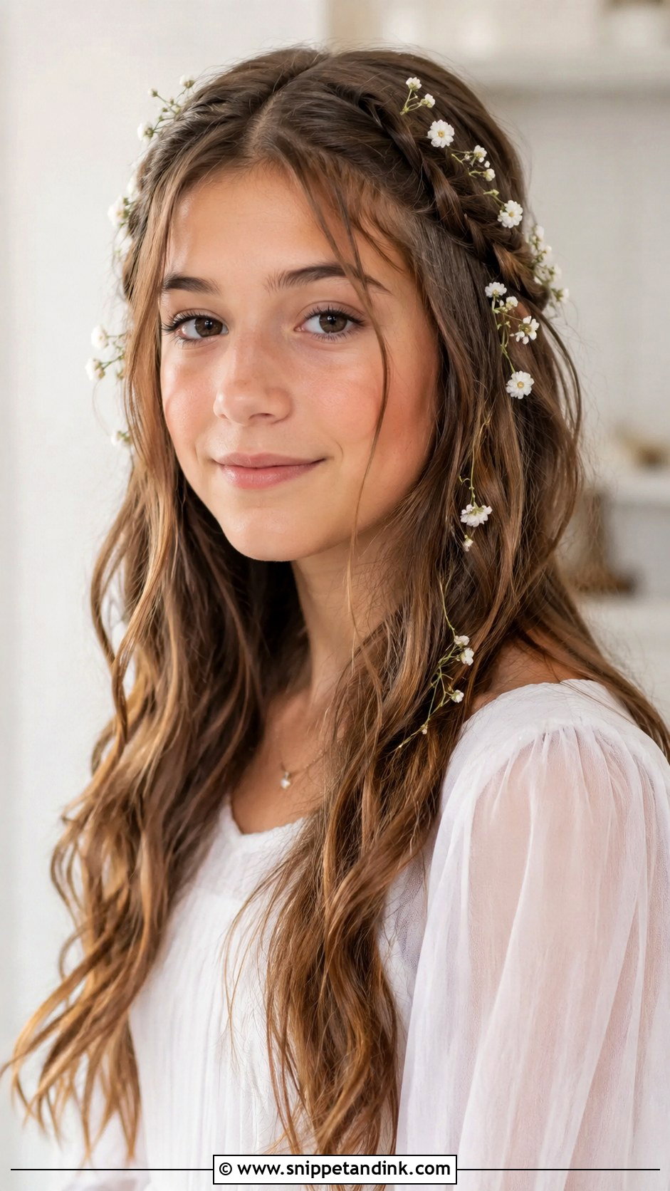 Boho Braids With Flowers - Snippet and Ink - 25 Confirmation Hairstyles