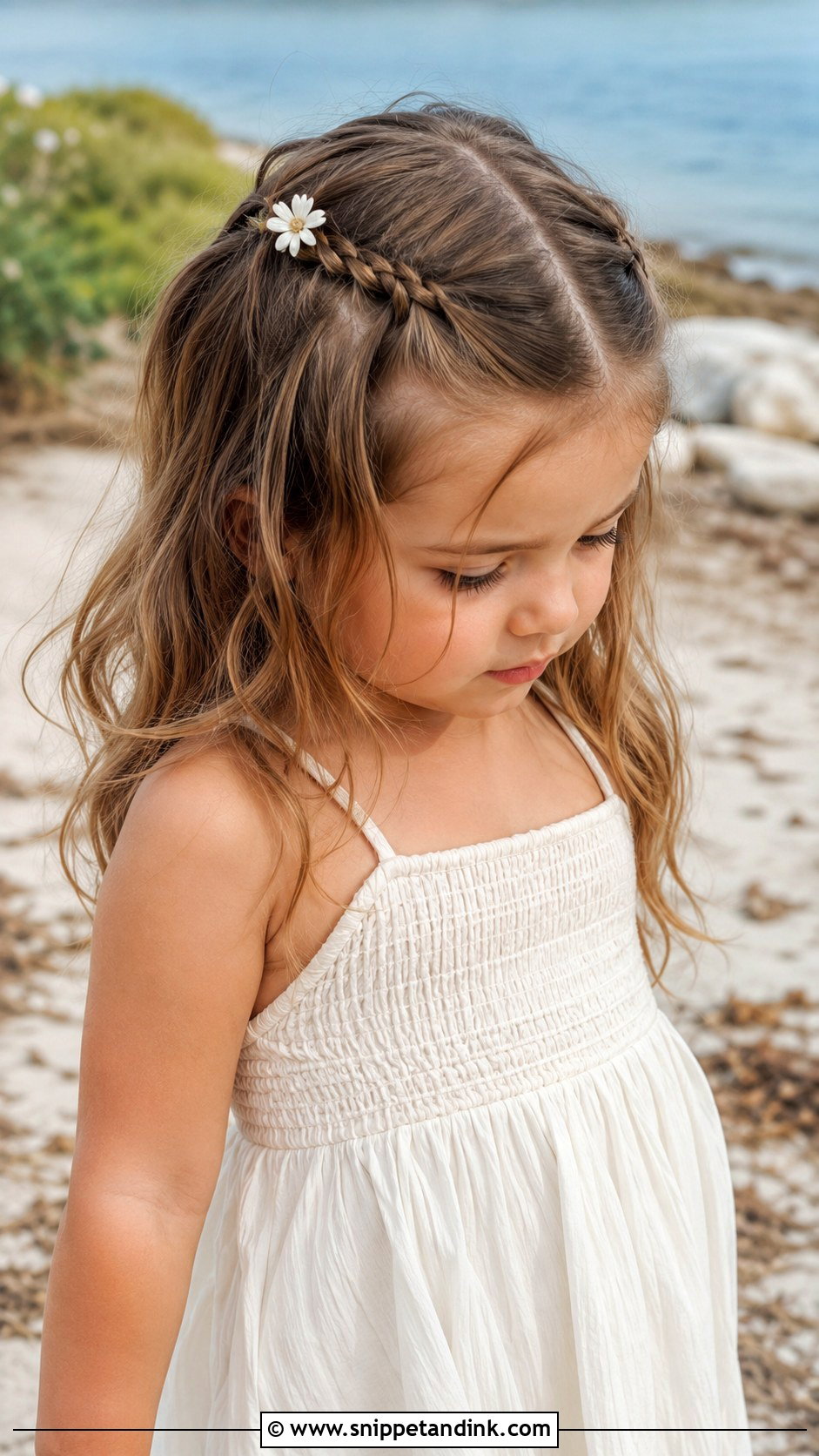 Boho Braids With Loose Hair - Snippet and Ink - 20 Toddler Hair for Wedding Ideas