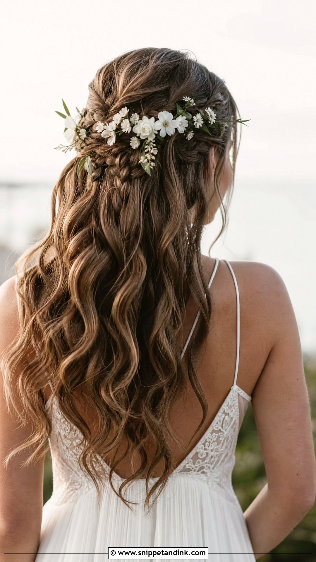 Boho Braids With Loose Waves Wedding Hairstyle - Snippet and Ink - 20 Boho Braids Wedding