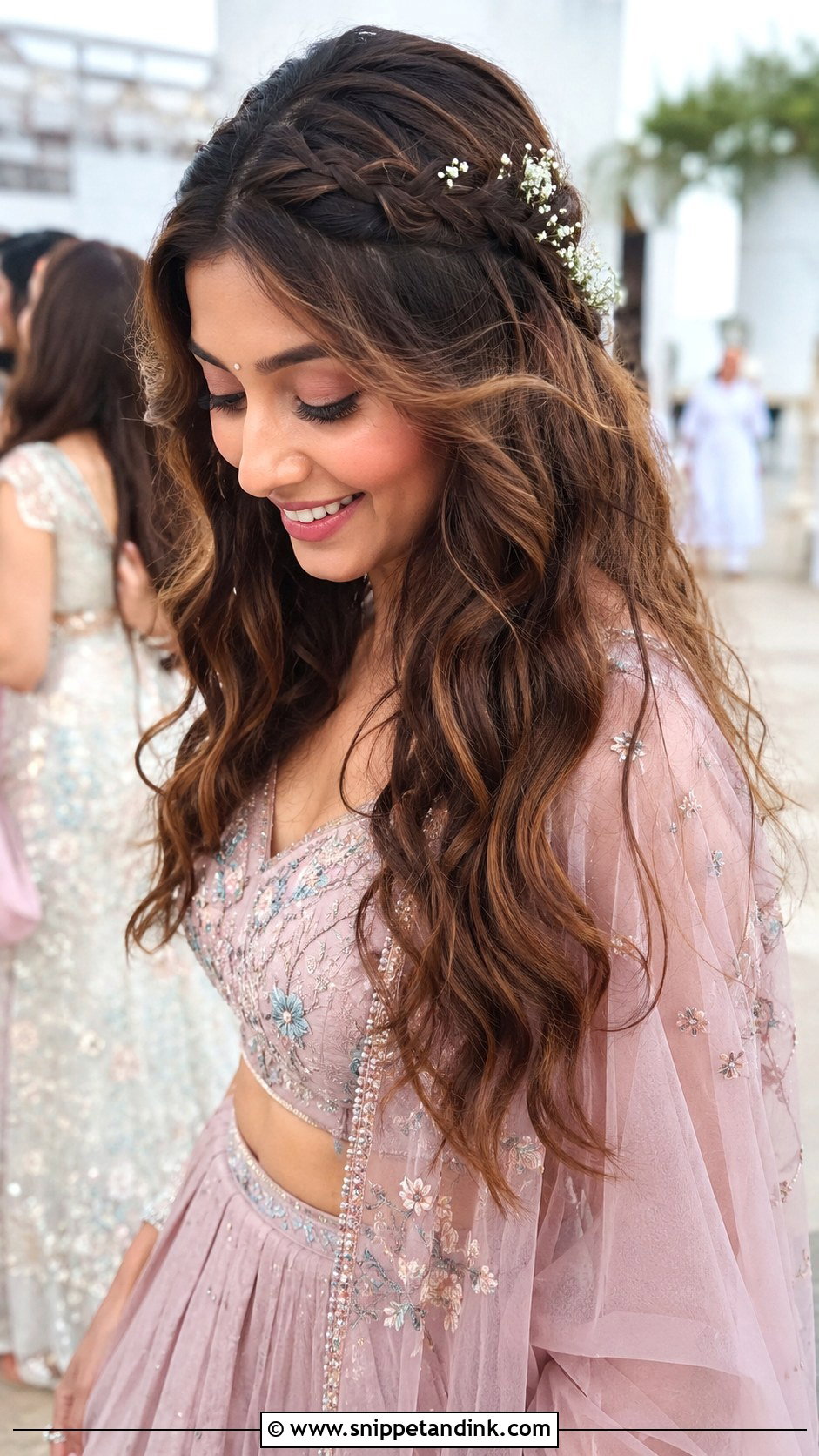 Boho Braids for Wedding Guest - Snippet and Ink - 20 Hair Do for Indian Wedding Ideas