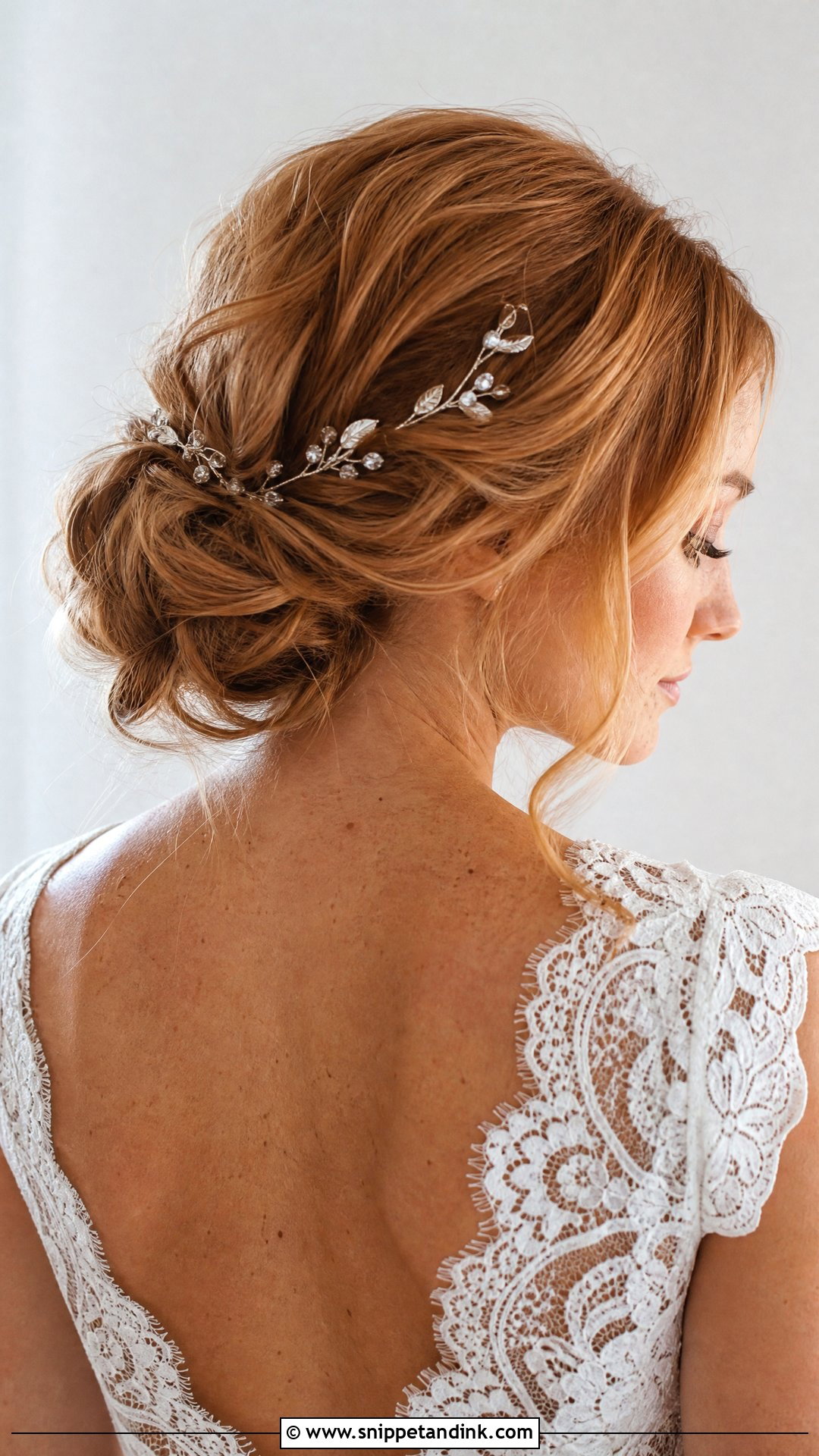 Boho Bridal Bun - Snippet and Ink - 15 Bridal Bun Updo Ideas