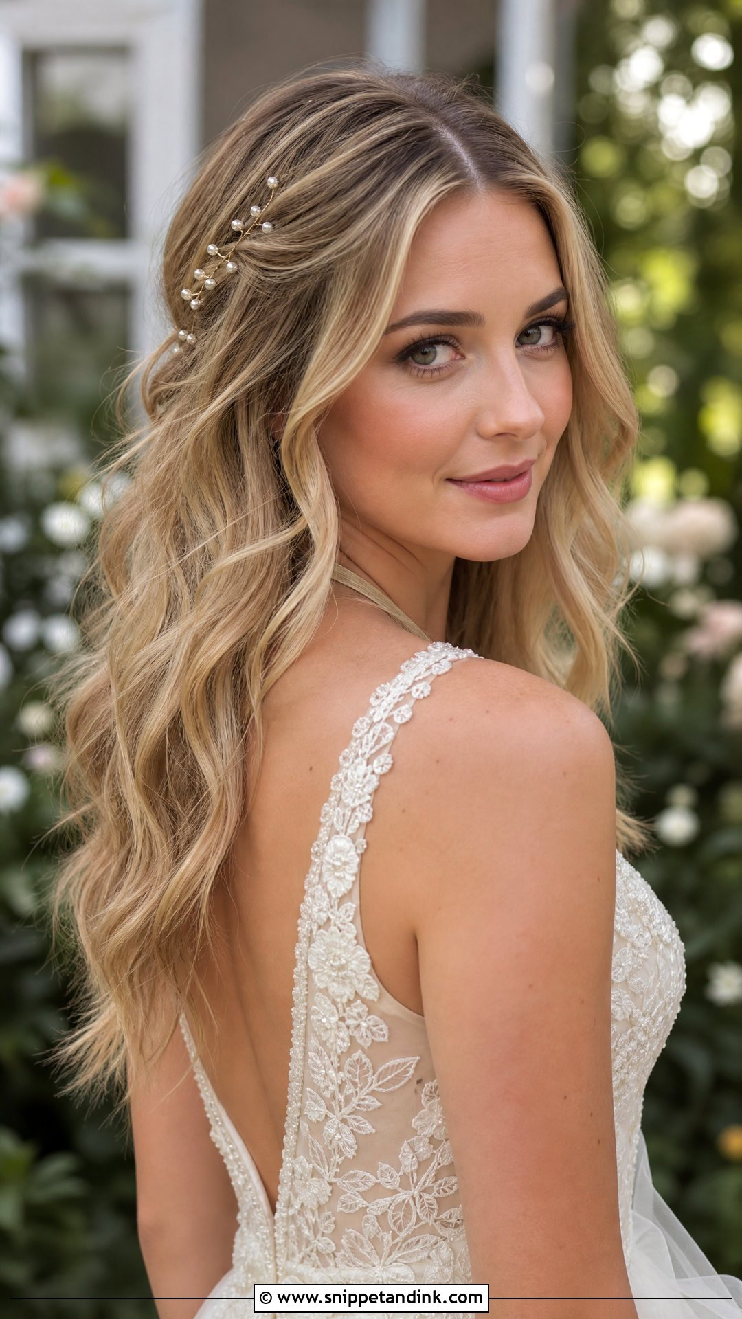 Boho Bridal Loose Waves - Snippet and Ink - 15 Boho Bridal Hair Down Ideas