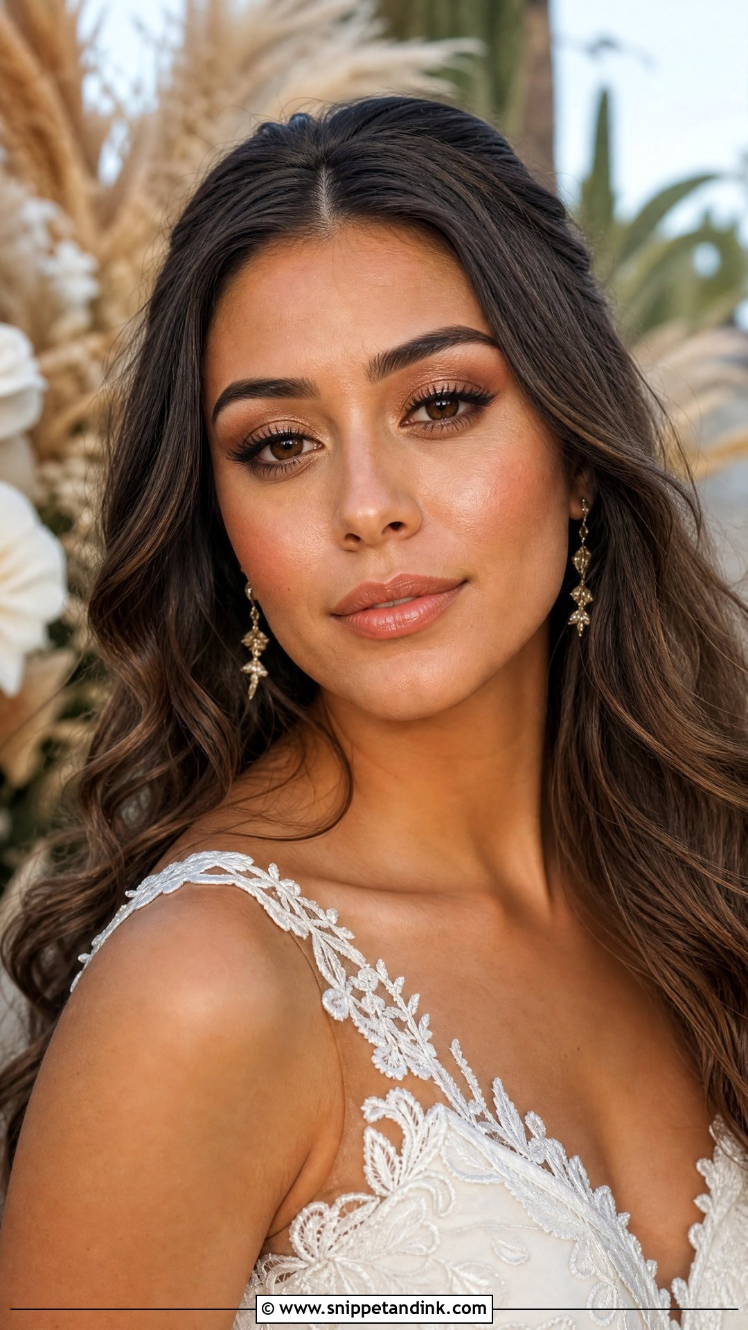 Boho Bridal Makeup - Snippet and Ink - 20 Brides Make Up Wedding Ideas