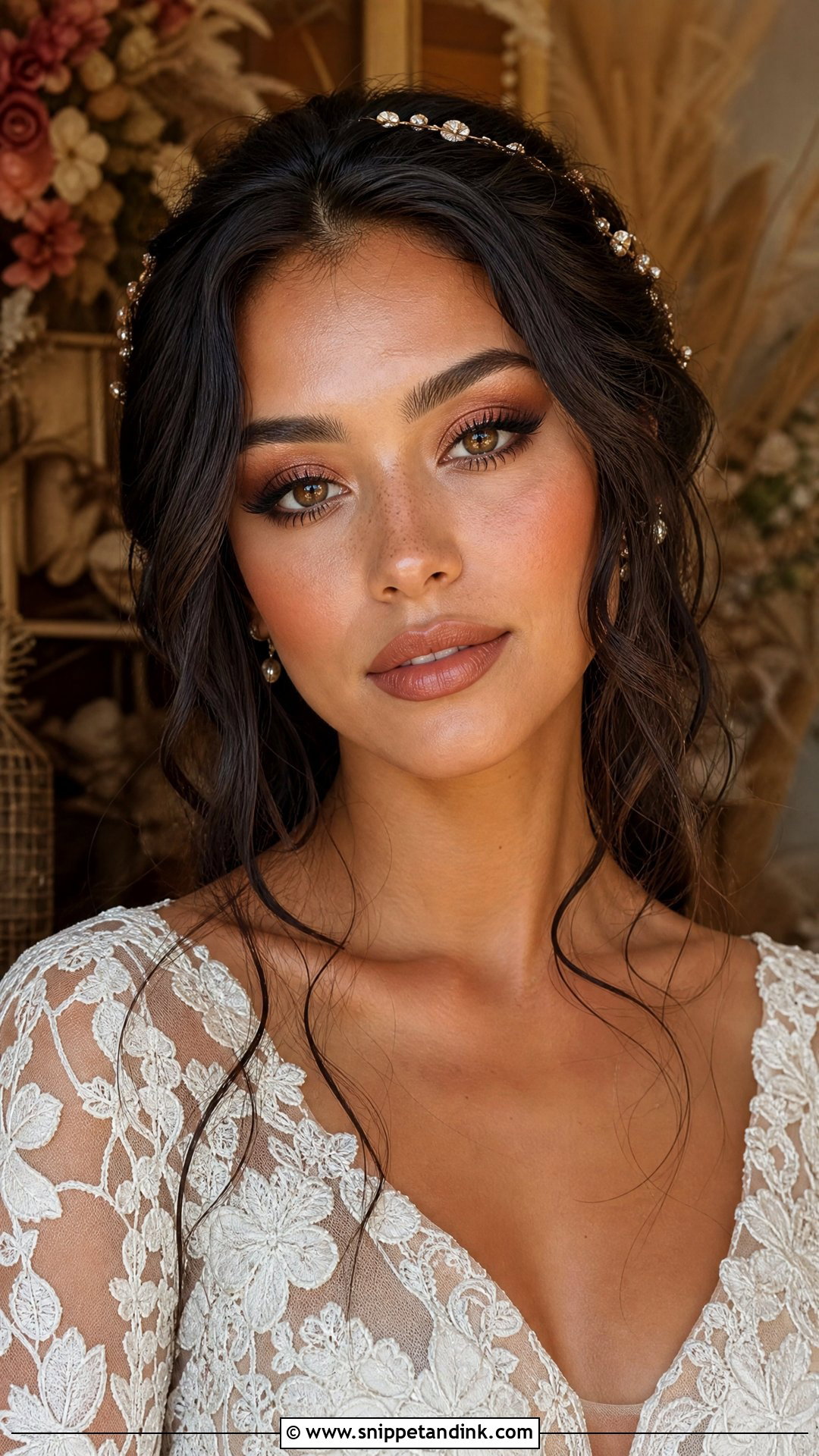 Boho Bridal Makeup - Snippet and Ink - 35 Bride Makeup Ideas