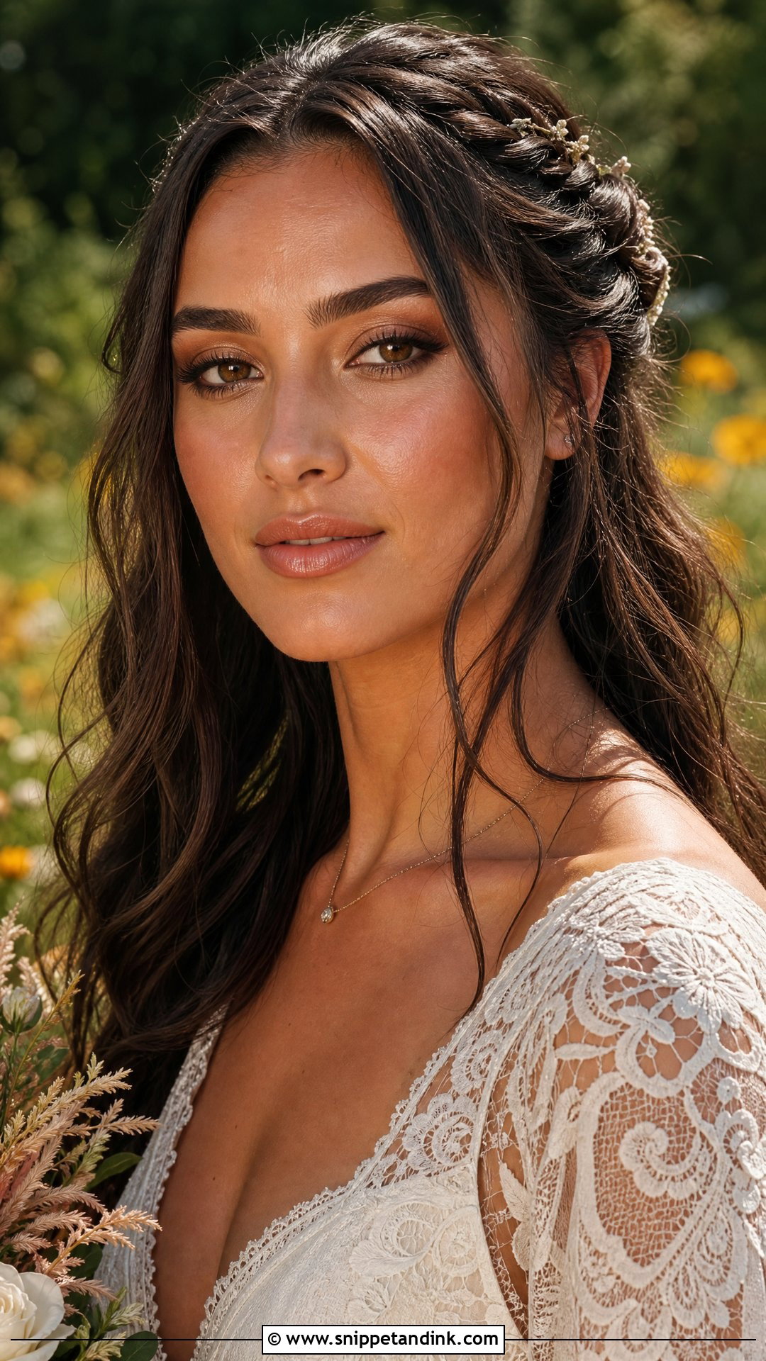 Boho Bridal Makeup For Brunettes - Snippet and Ink - 25 Bridal Makeup for Brunettes