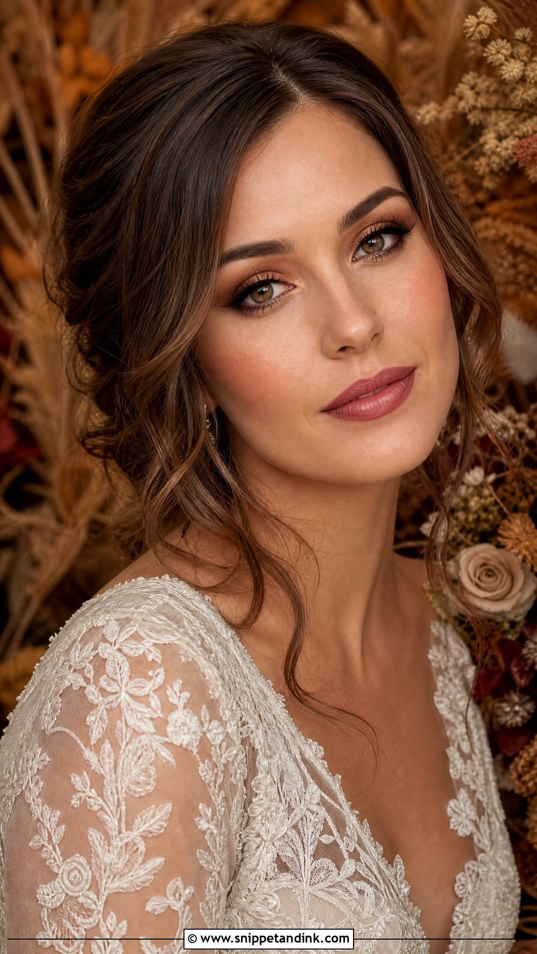 Boho Bridal Makeup For Fall Wedding - Snippet and Ink - 20 Boho Bridal Makeup Ideas