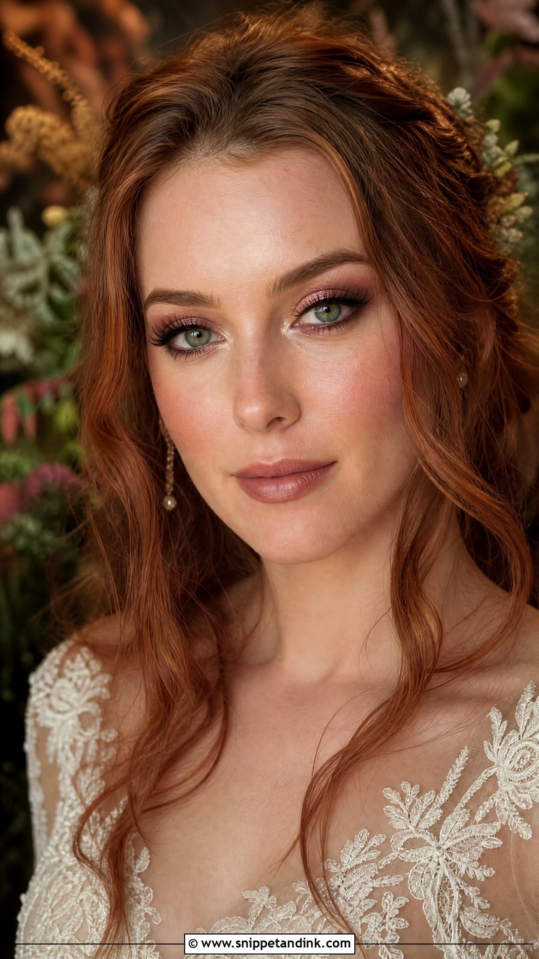 Boho Bridal Makeup For Green Eyes - Snippet and Ink - 20 Boho Bridal Makeup Ideas