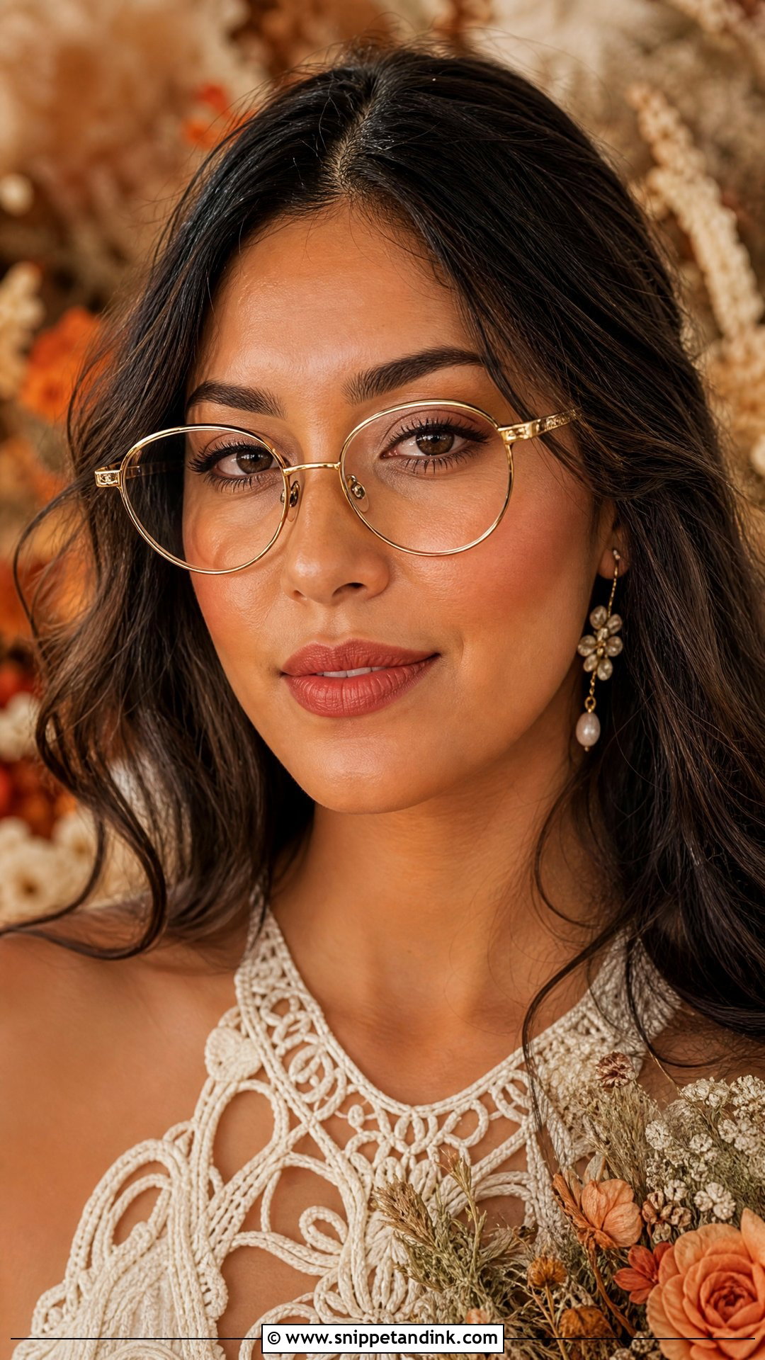 Boho Bridal Makeup With Glasses - Snippet and Ink - 20 Bridal Makeup with Glasses