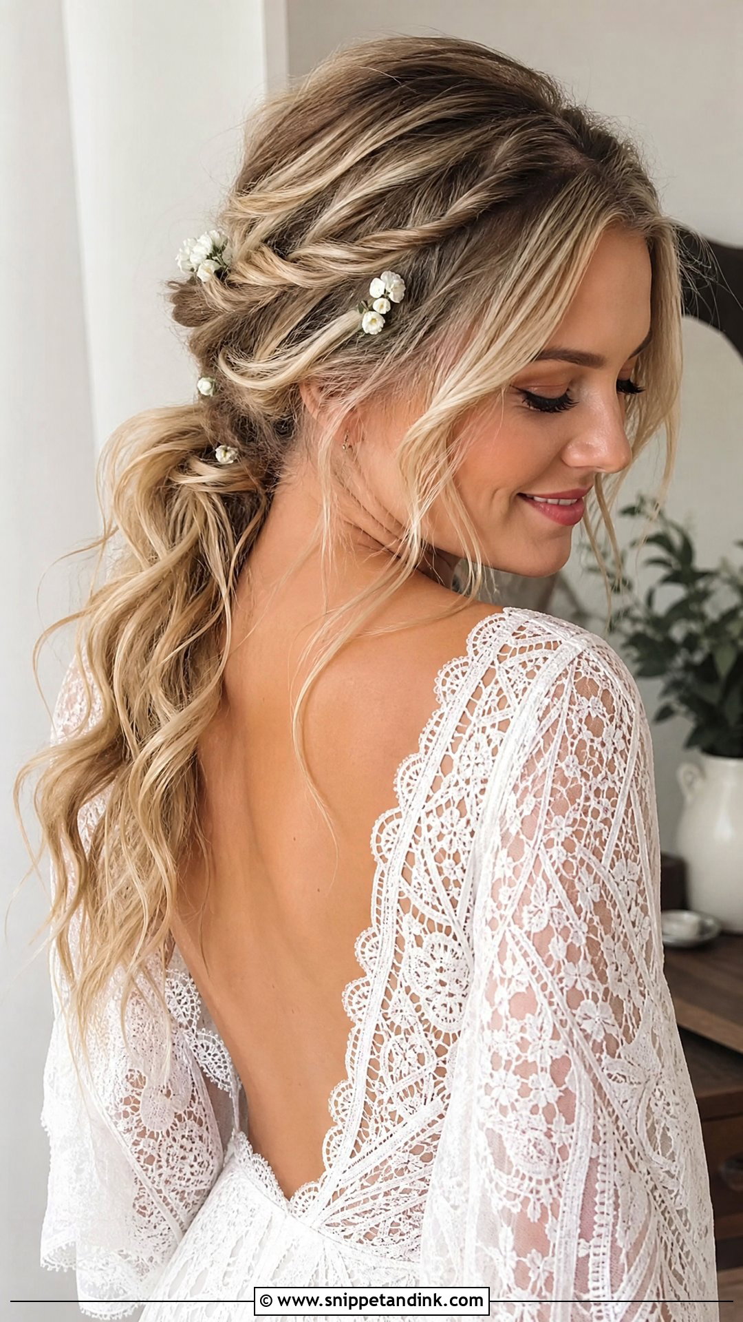 Boho Bridal Ponytail - Snippet and Ink - 15 Bridal Hairstyle Ponytail Ideas