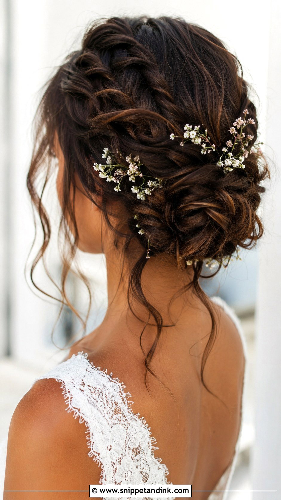 Boho Bridal Updo For Long Hair - Snippet and Ink - 20 Elegant Bridal Updo Hairstyles for Long Hair Wedding