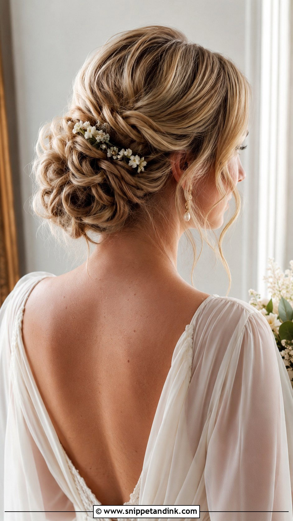 Boho Bridal Updo For Long Hair - Snippet and Ink - 20 Boho Bridal Hair Updo Ideas