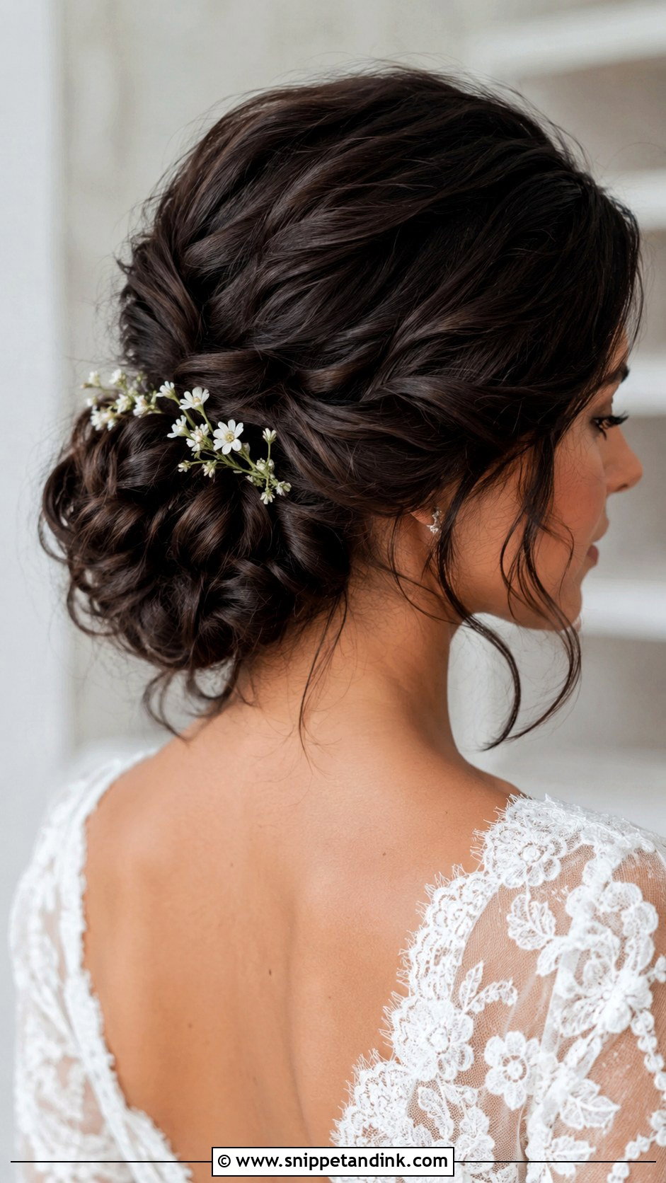 Boho Bridal Updo For Thick Hair - Snippet and Ink - 20 Boho Bridal Hair Updo Ideas