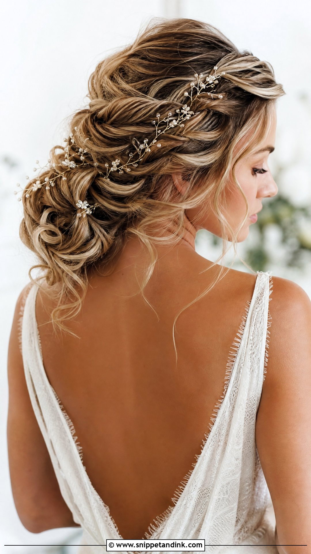 Boho Bridal Updo For Thick Long Hair - Snippet and Ink - 15 Bridal Updo for Thick Long Hair Ideas