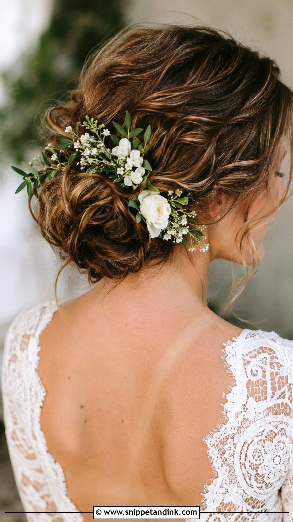 Boho Bridal Updo With Flowers - Snippet and Ink - 20 Boho Bridal Hair Updo Ideas