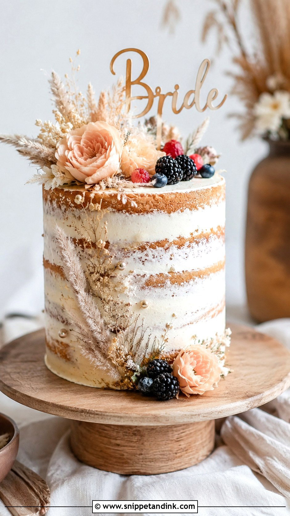 Boho Bride Cake - Snippet and Ink - 20 Bride Cake Ideas