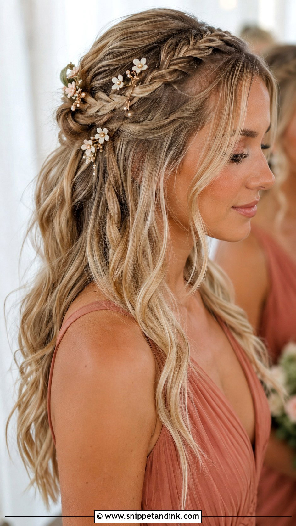 Boho Bridesmaid Braids - Snippet and Ink - 20 Bridesmaid Hairstyles Braids