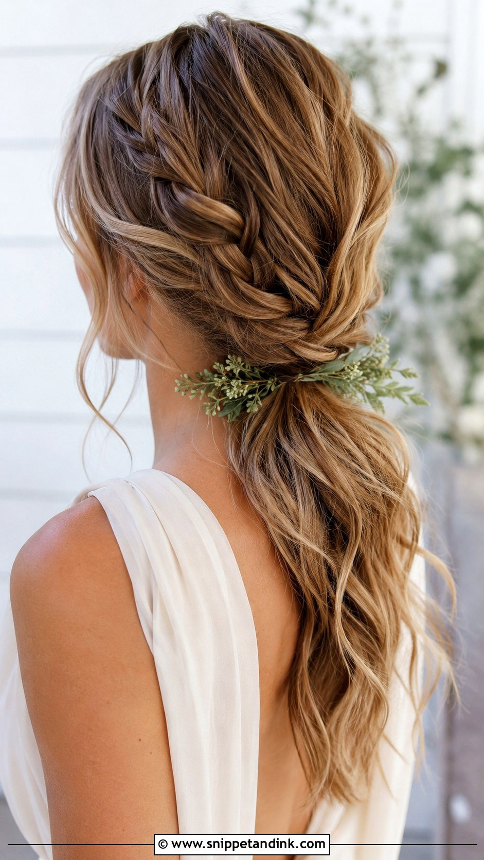 Boho Bridesmaid Low Ponytail - Snippet and Ink - 20 Bridesmaid Low Ponytail Ideas