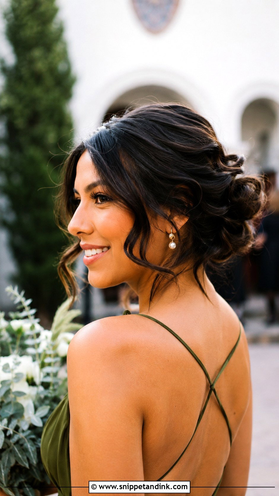 Boho Bridesmaid Twisted Updo - Snippet and Ink - 25 Boho Bridesmaid Hair Ideas