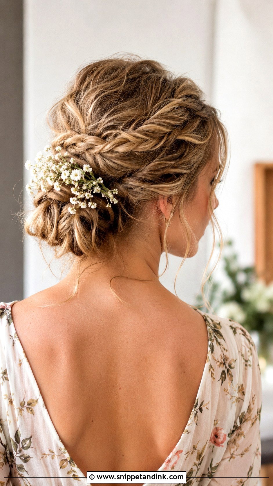 Boho Bridesmaid Updo - Snippet and Ink - 20 Updo Hairstyles for Wedding Bridesmaid