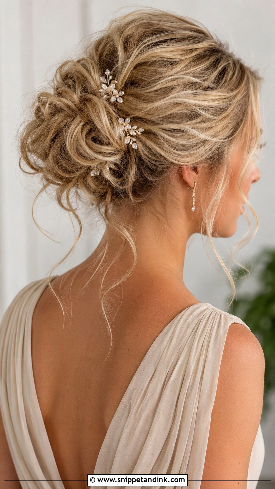 Boho Bridesmaid Updo For Long Hair - Snippet and Ink - 20 Bridesmaid Updo Hairstyles for Long Hair