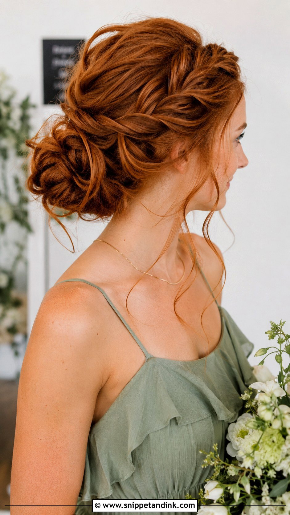 Boho Bun Bridesmaid Updo - Snippet and Ink - 20 Bridesmaids Updos for Long Hair