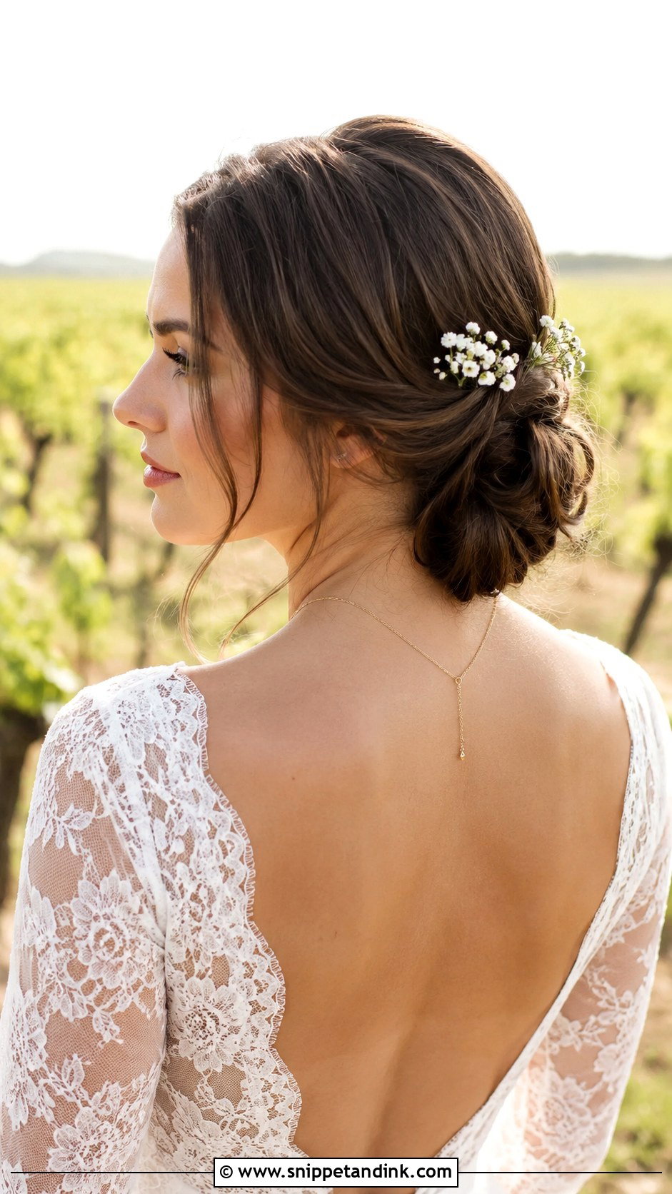 Boho Chignon Wedding Hair - Snippet and Ink - 25 Bohemian Wedding Hair Ideas