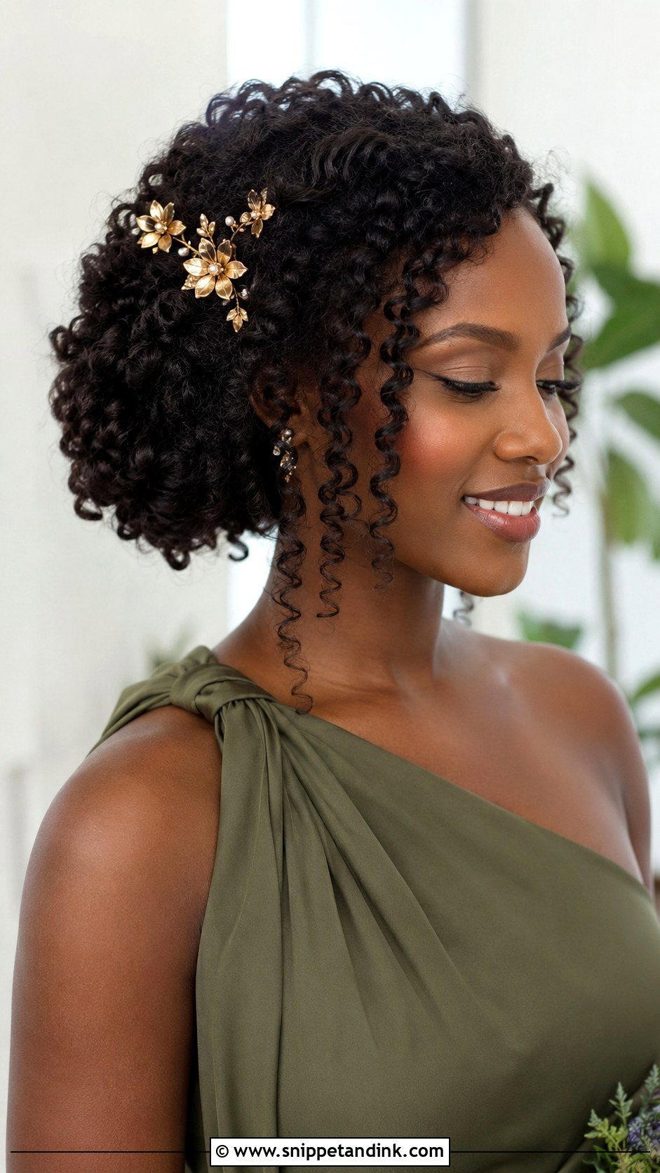 Boho Curly Bridesmaid Hair - Snippet and Ink - 20 Boho Bridesmaid Hairstyles