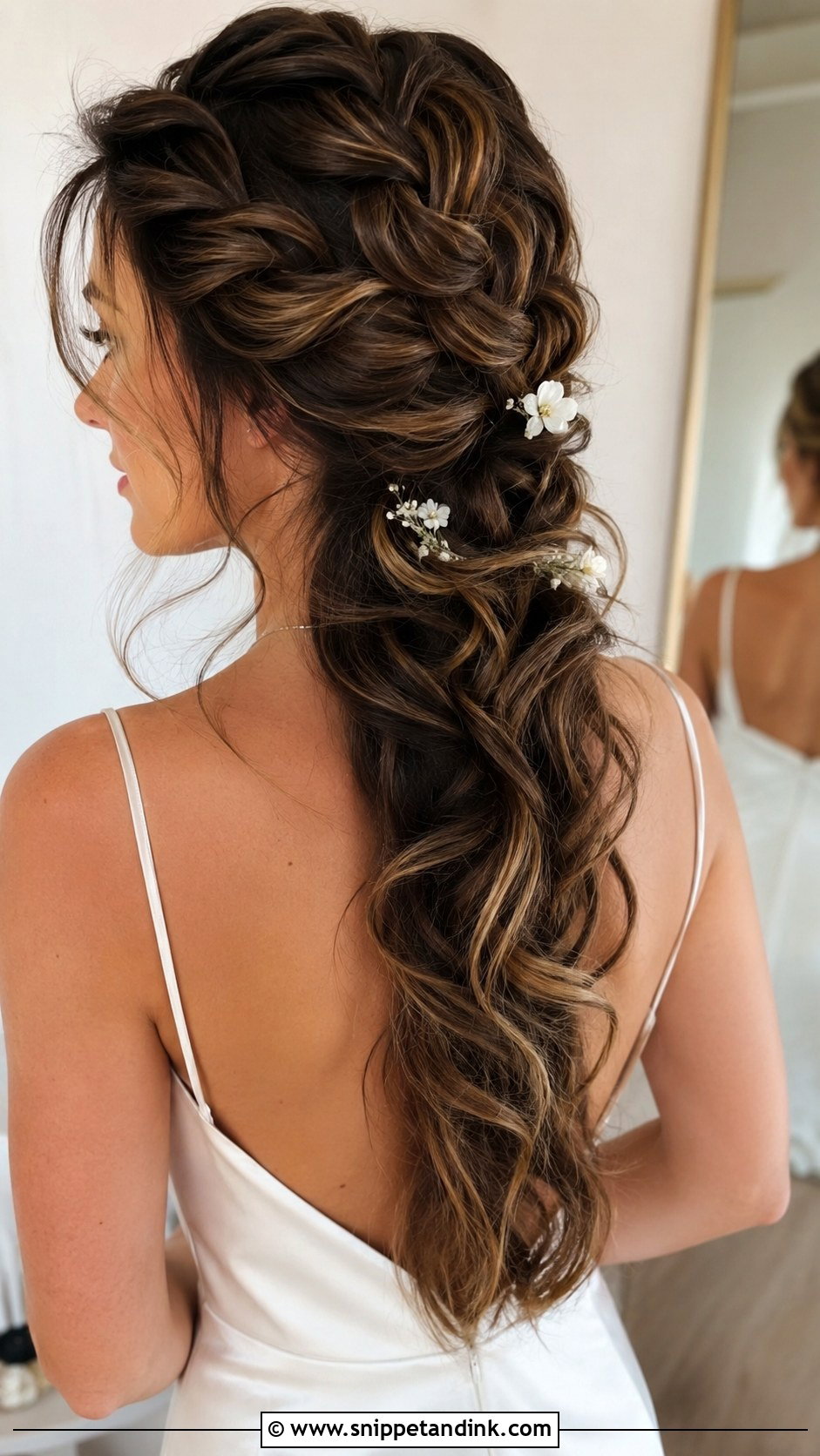 Boho Dutch Braid Wedding Hair - Snippet and Ink - 20 Boho Wedding Hairstyles for Long Hair
